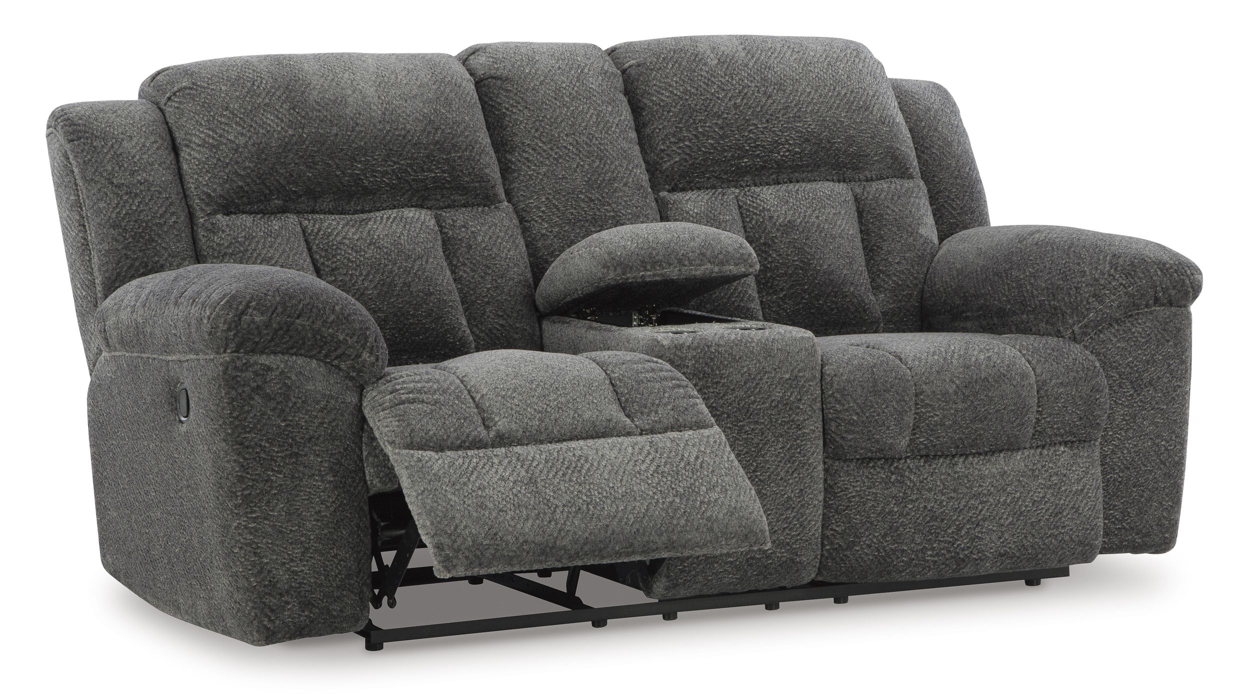 Frohn Manual Reclining Loveseat with Console
