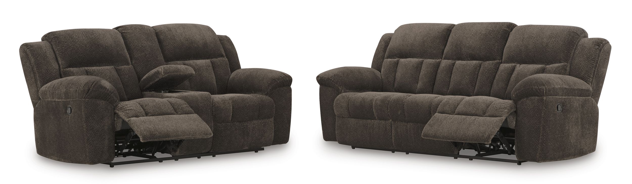 Frohn Polyester Reclining Living Room Set