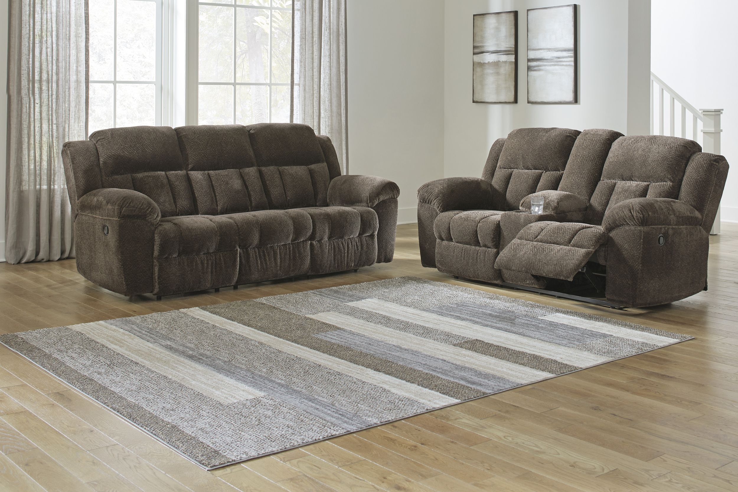 Frohn Polyester Reclining Sofa