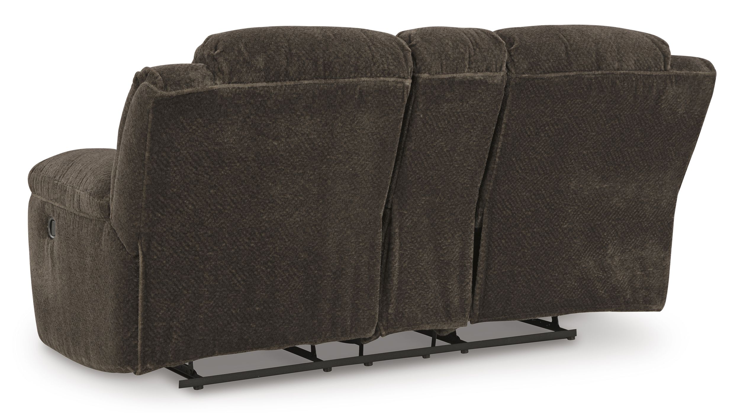 Frohn Polyester Reclining Loveseat w/Console