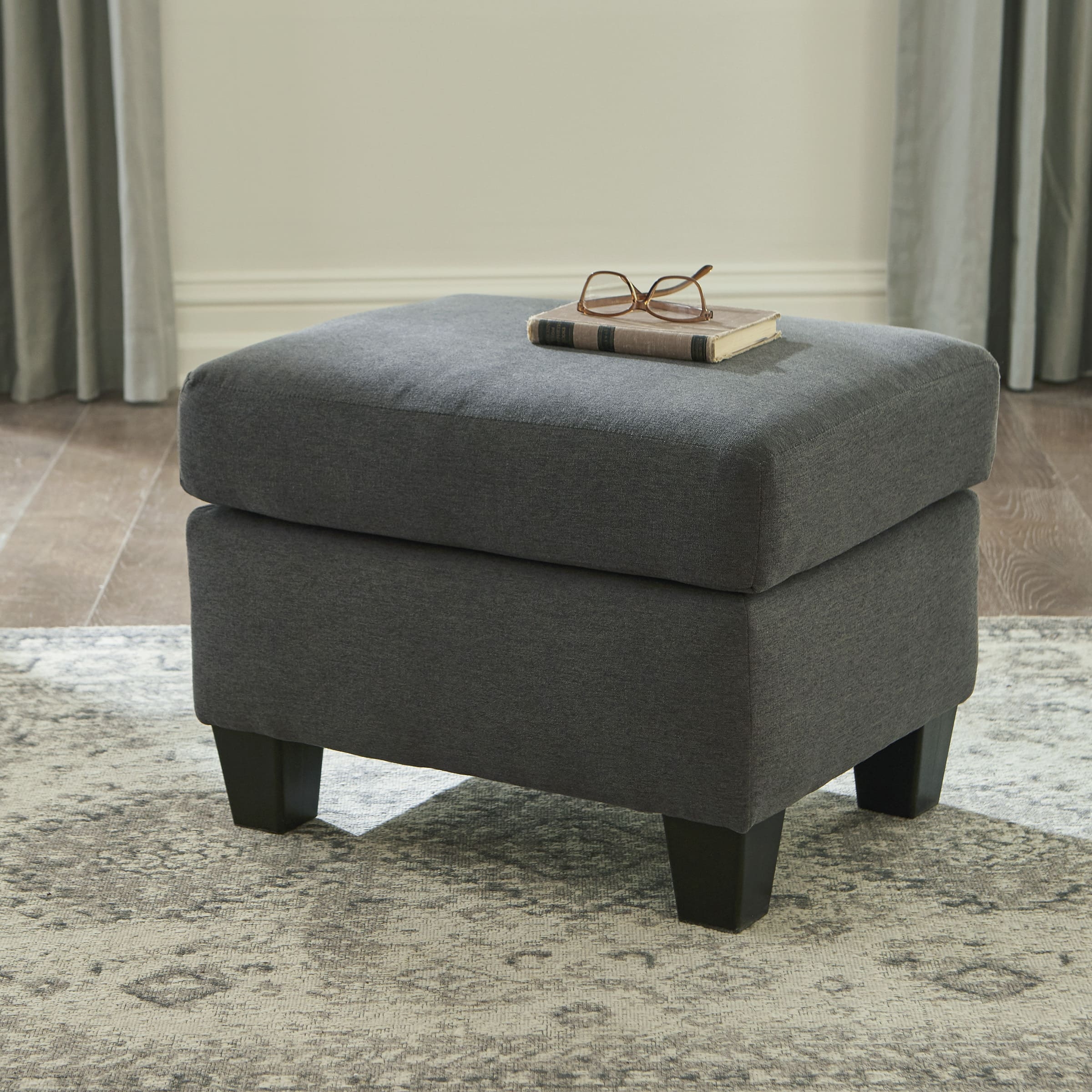Bayonne Polyester Ottoman