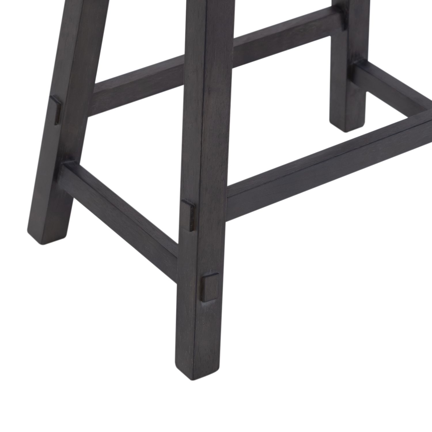 Creations Wood 24-Inch Sawhorse Counter Stool, Set of 2