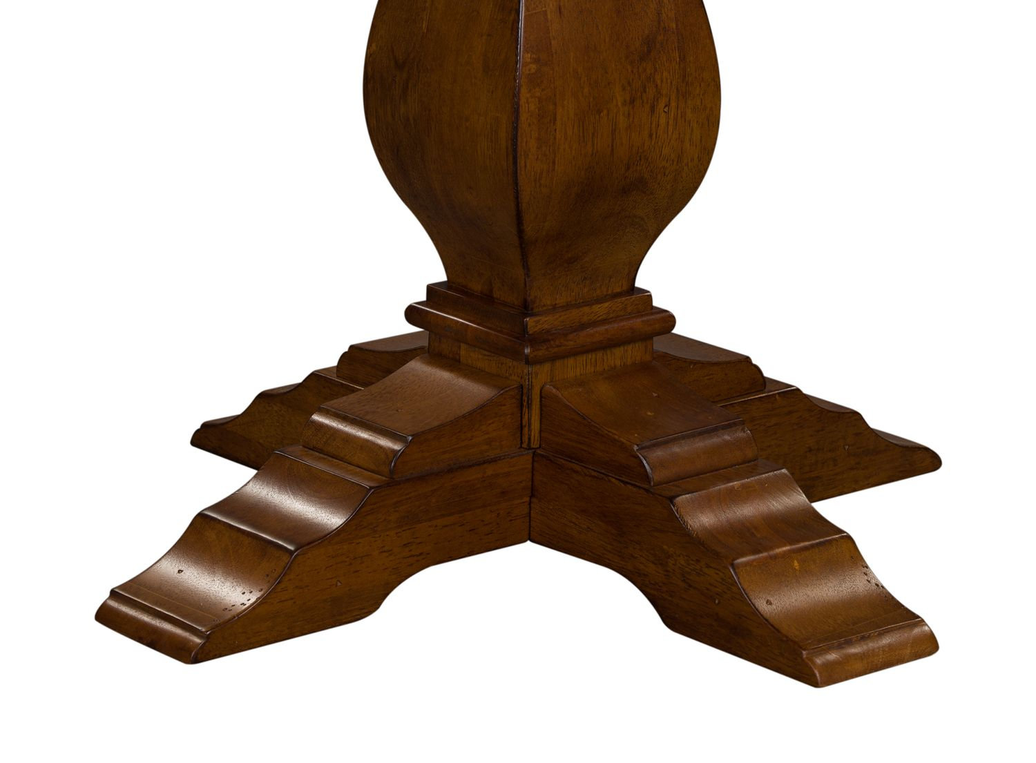 Creations Round Wood Drop Leaf Dining Table