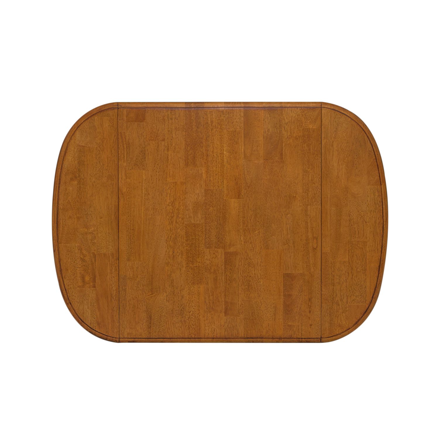 Creations Oval Wood Drop-Leaf Dining Table | Tobacco Finish