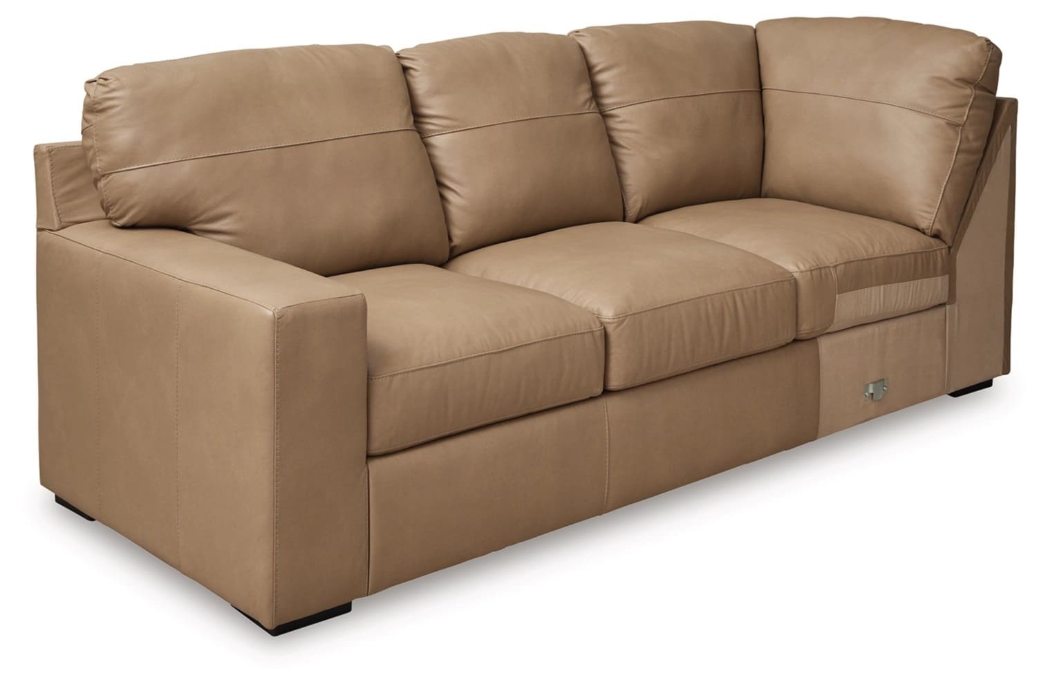 Bandon 2-Piece Leather L-Shaped Sectional Sofa