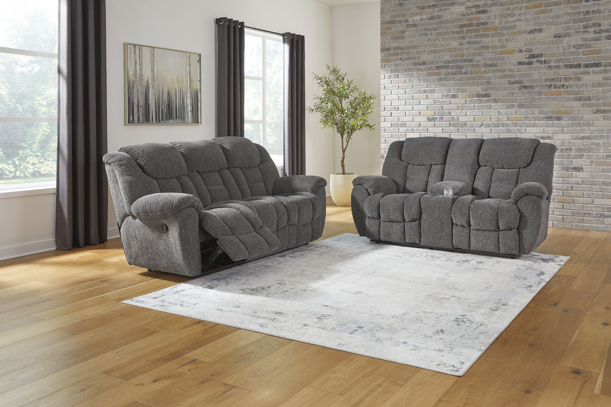 Franklin Gray Reclining Sofa