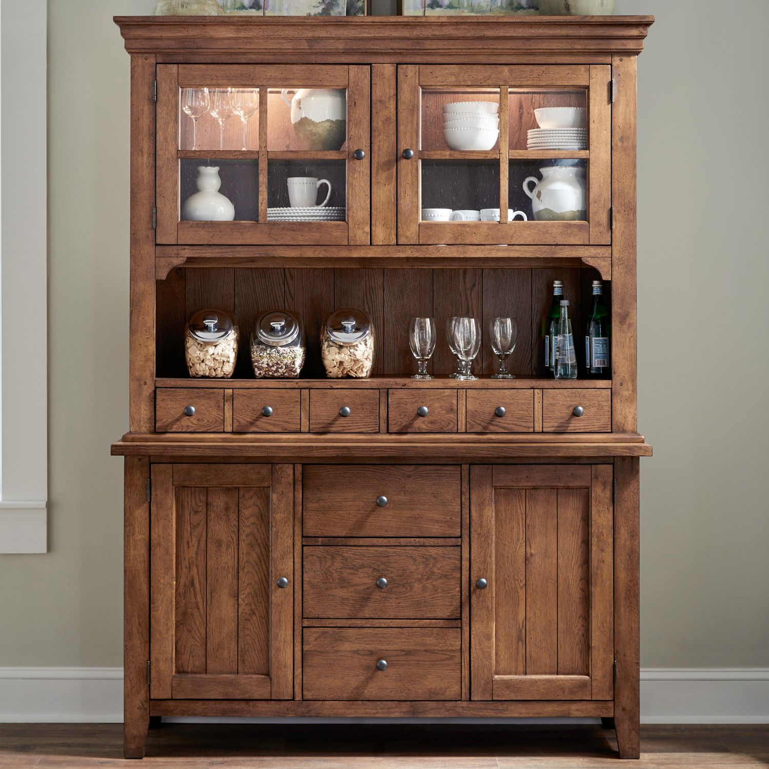 Hearthstone Ridge Extendable Dining Room Set | Tobacco