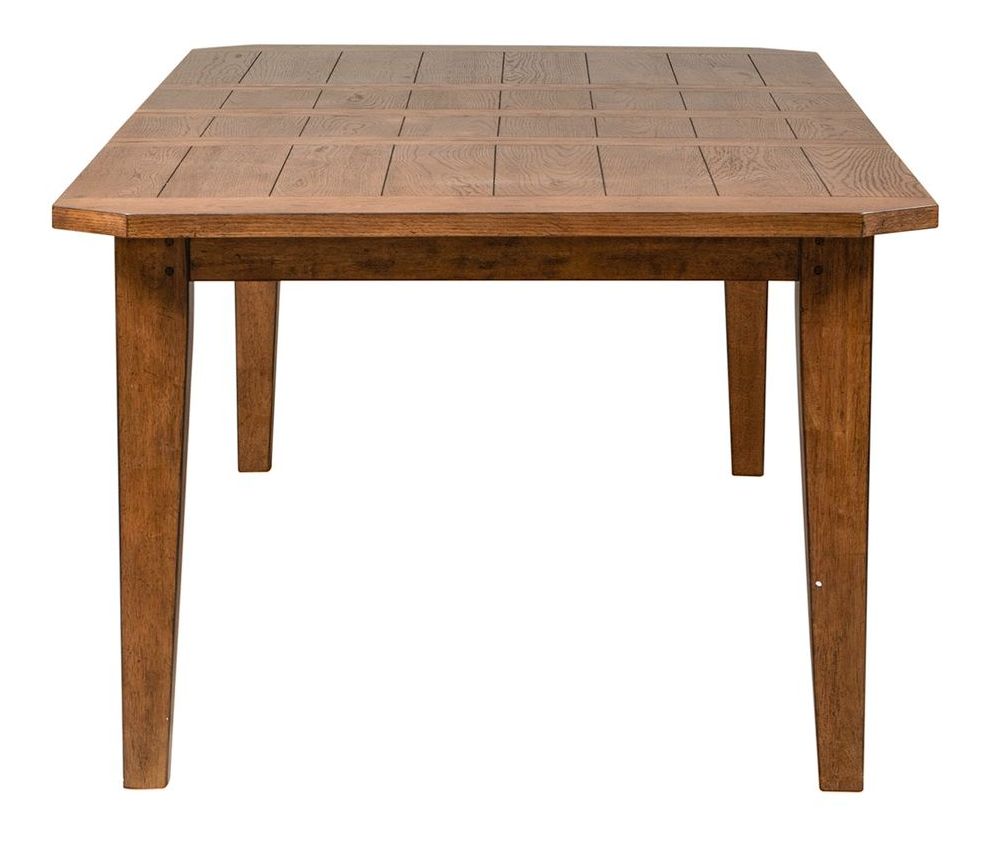 Hearthstone Ridge Rectangular Wood Extendable Dining Table