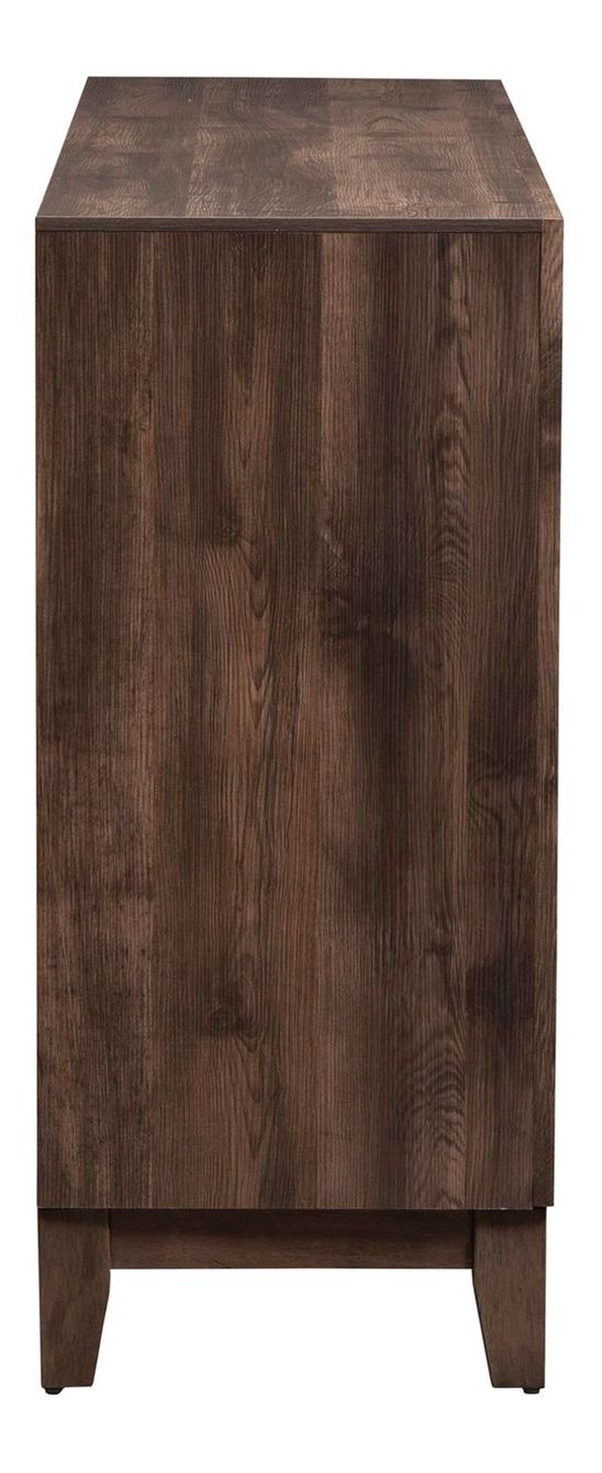 Ridgecrest Wood Storage Bedroom Set | Cobblestone Finish