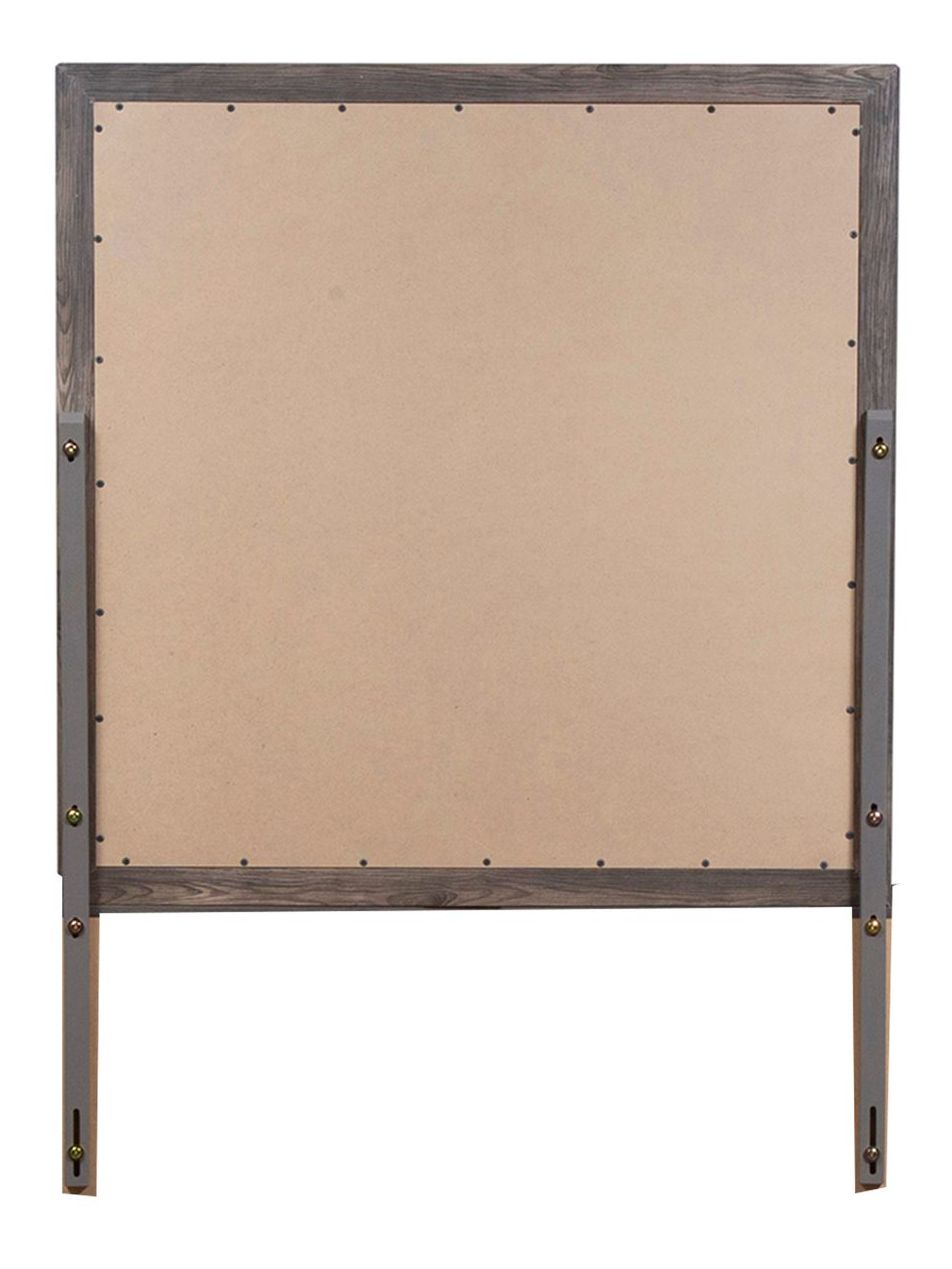 Ridgecrest Square Wood/Glass Mirror