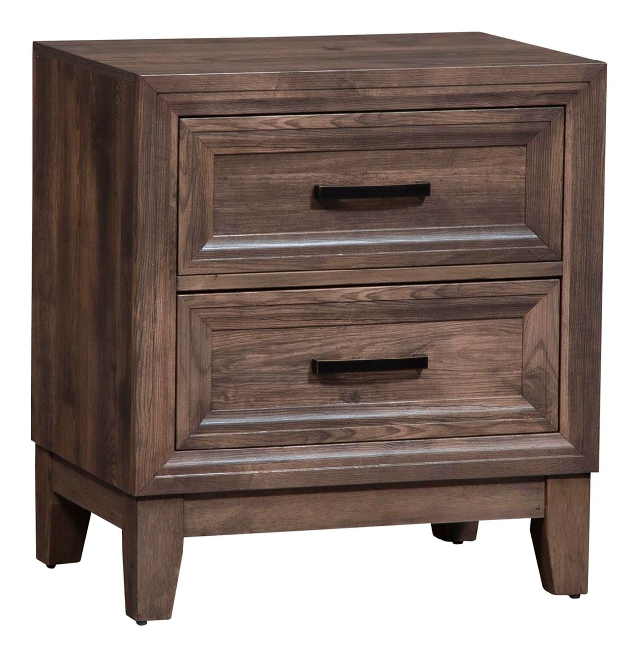 Ridgecrest Wood Storage Bedroom Set | Cobblestone Finish