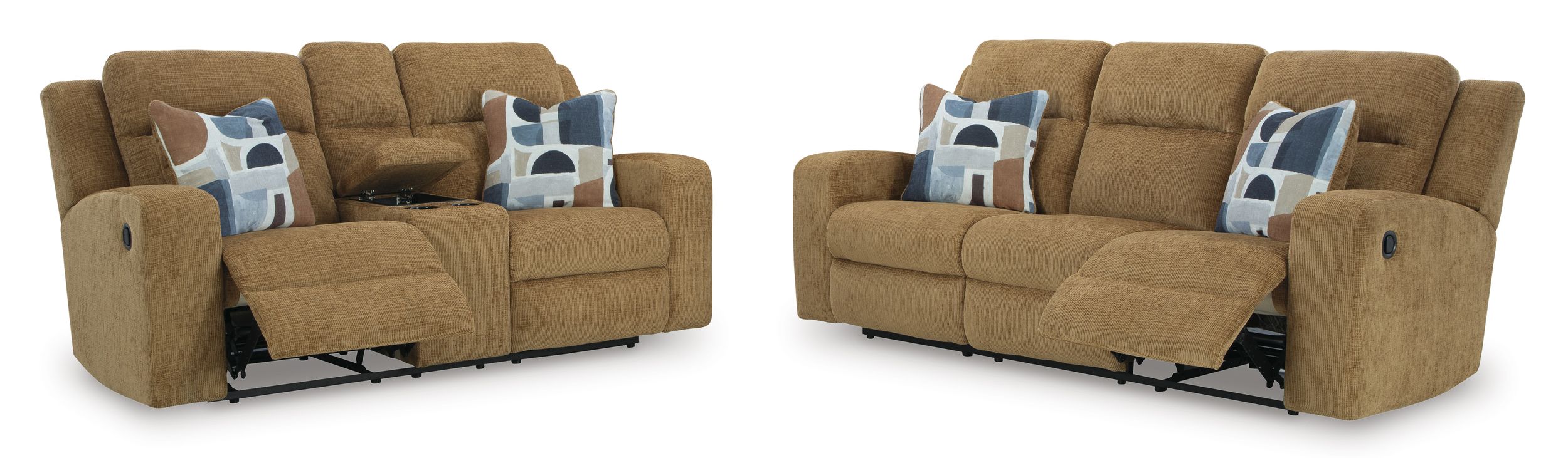 Kanlow Polyester Reclining Living Room Set