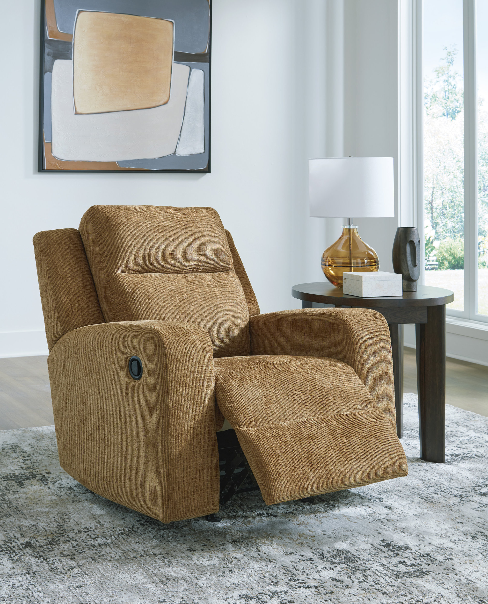 Kanlow Polyester Rocker Recliner