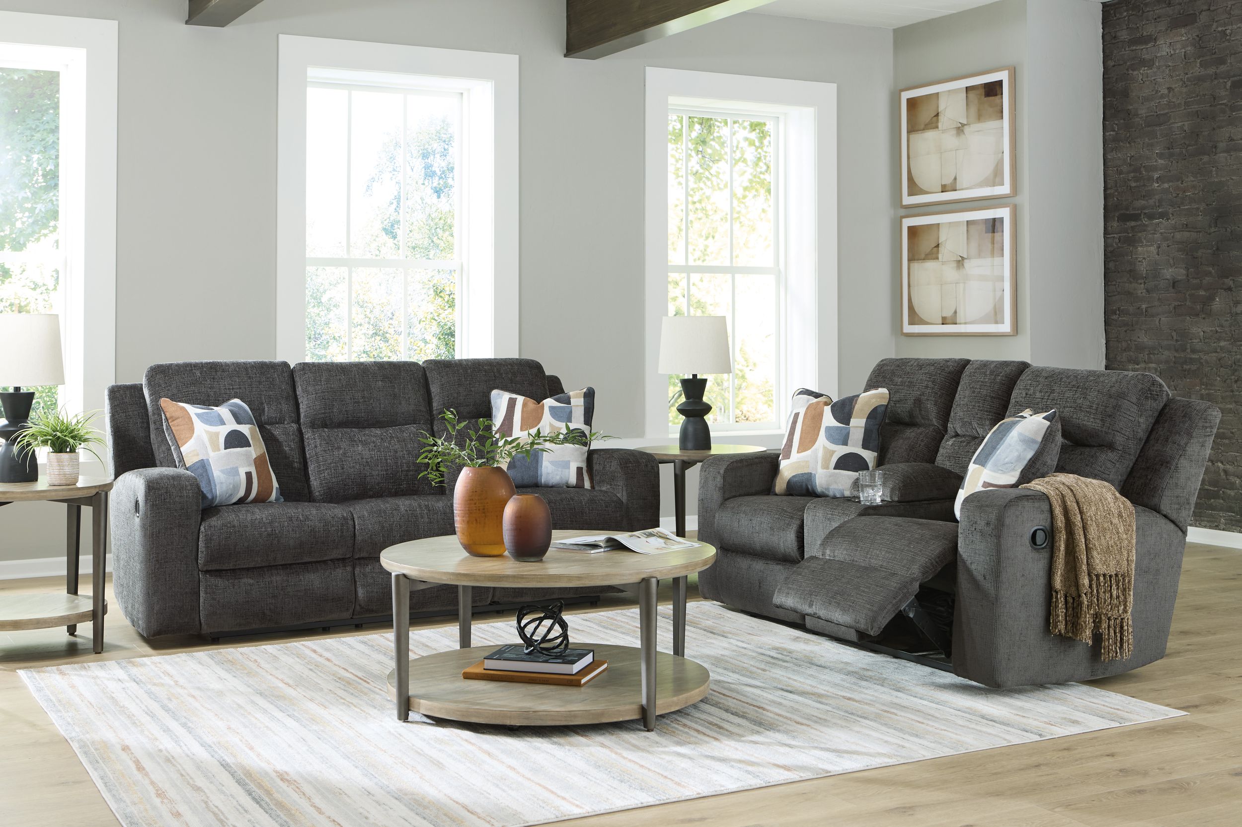 Kanlow Polyester Reclining Sofa
