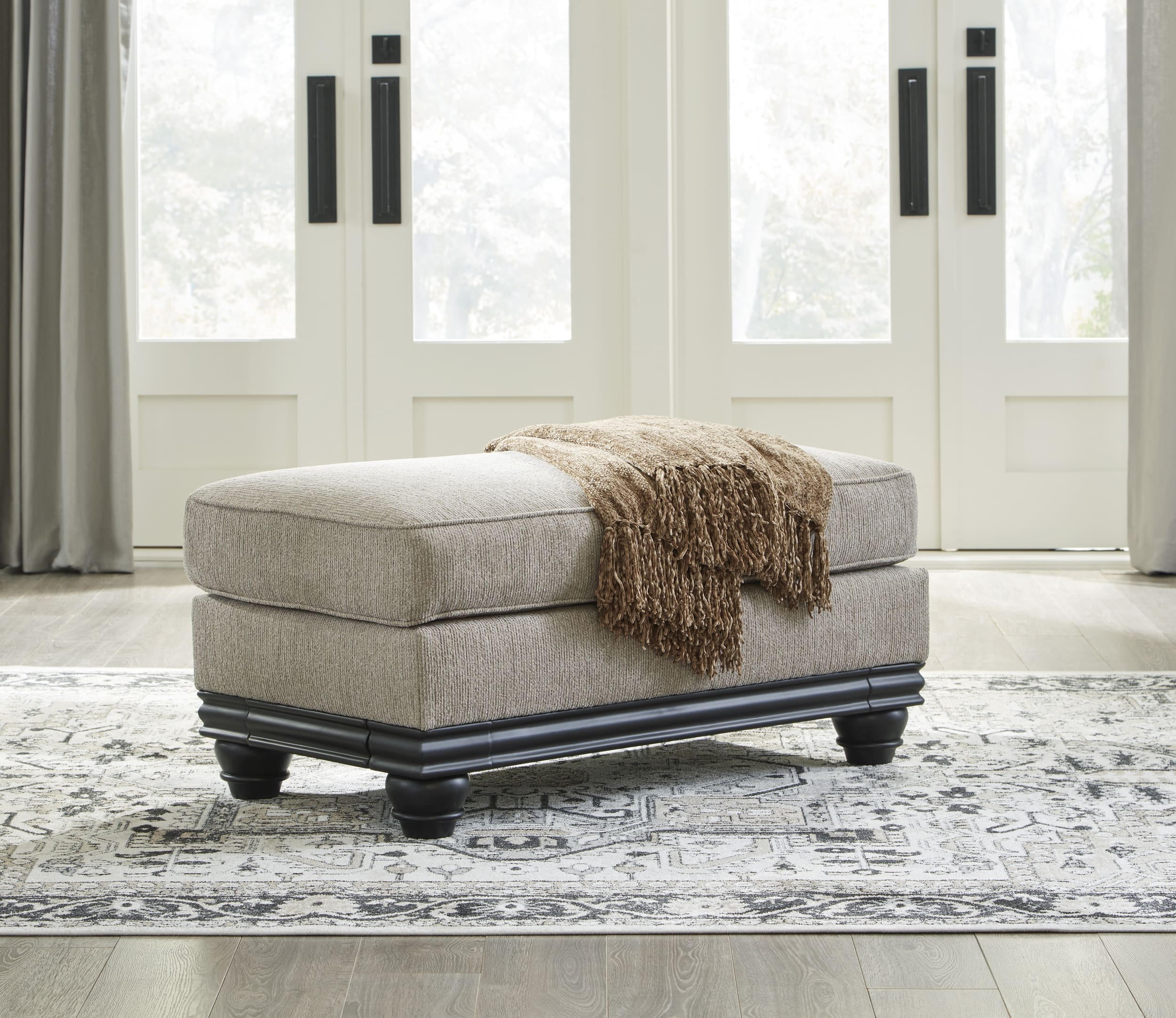 Elbiani Polyester Ottoman