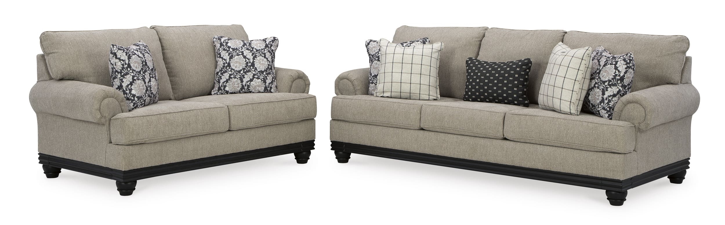 Ashley Elbiani Polyester Sofa And Loveseat