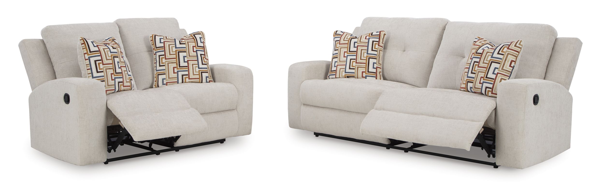 Danum Polyester Reclining Living Room Set