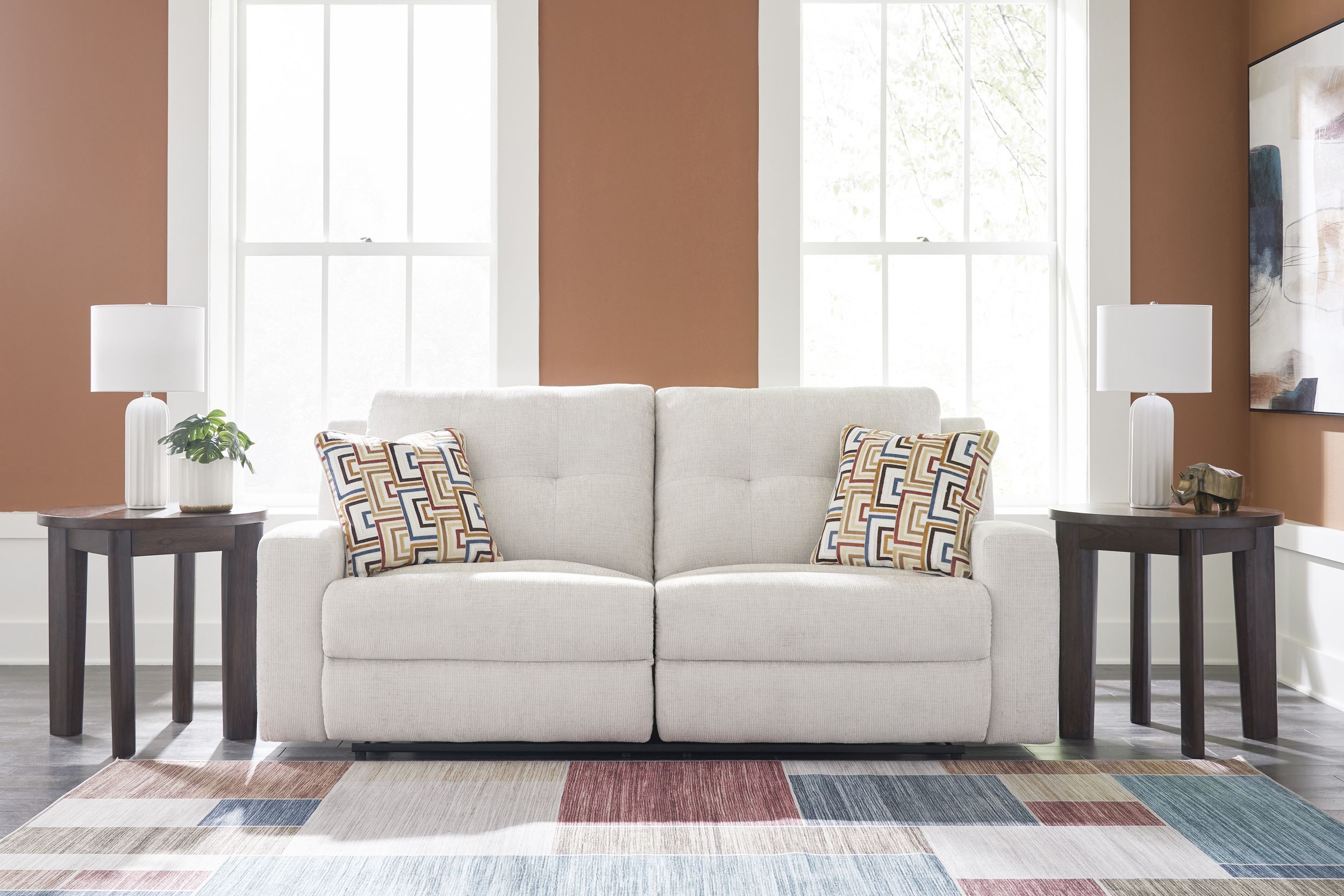 Danum Polyester Reclining Sofa