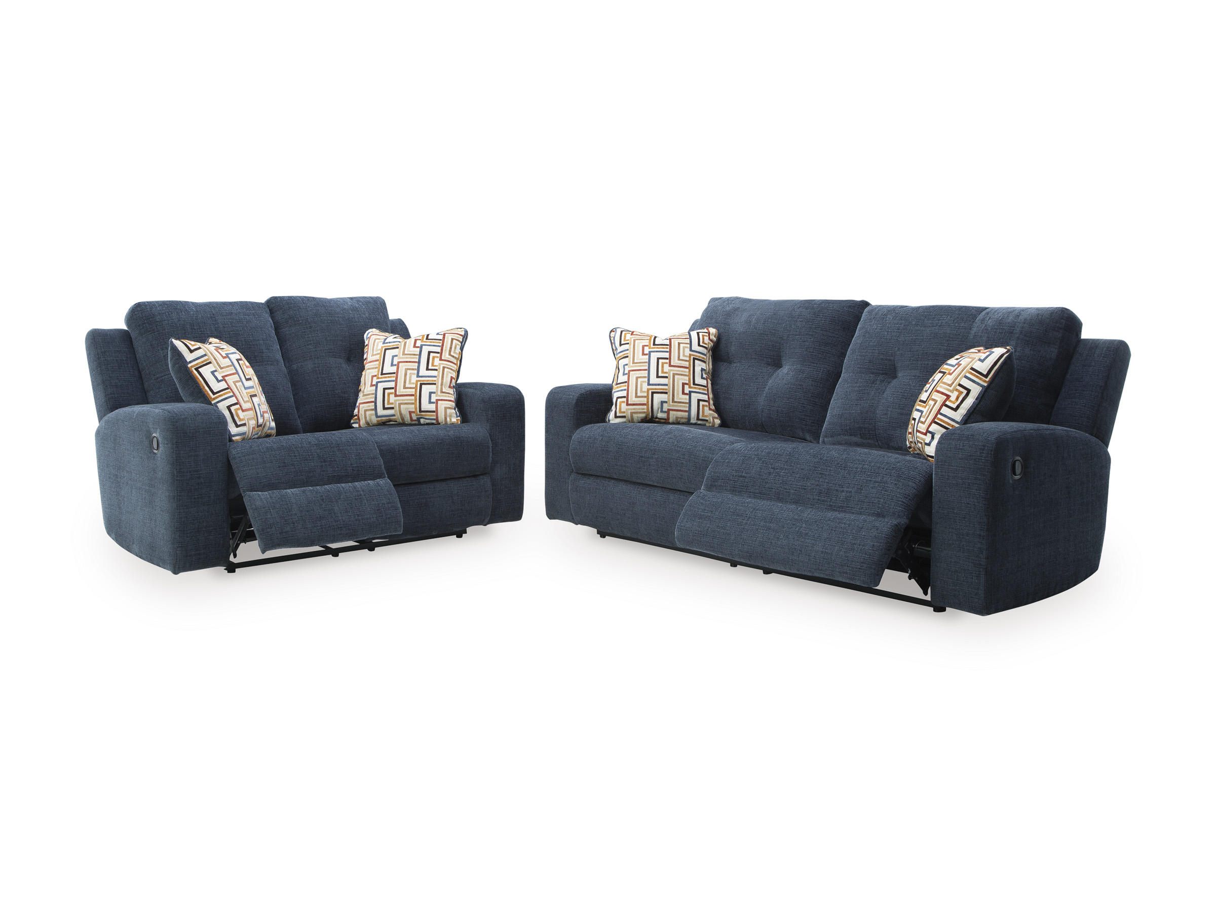 Danum Polyester Reclining Living Room Set