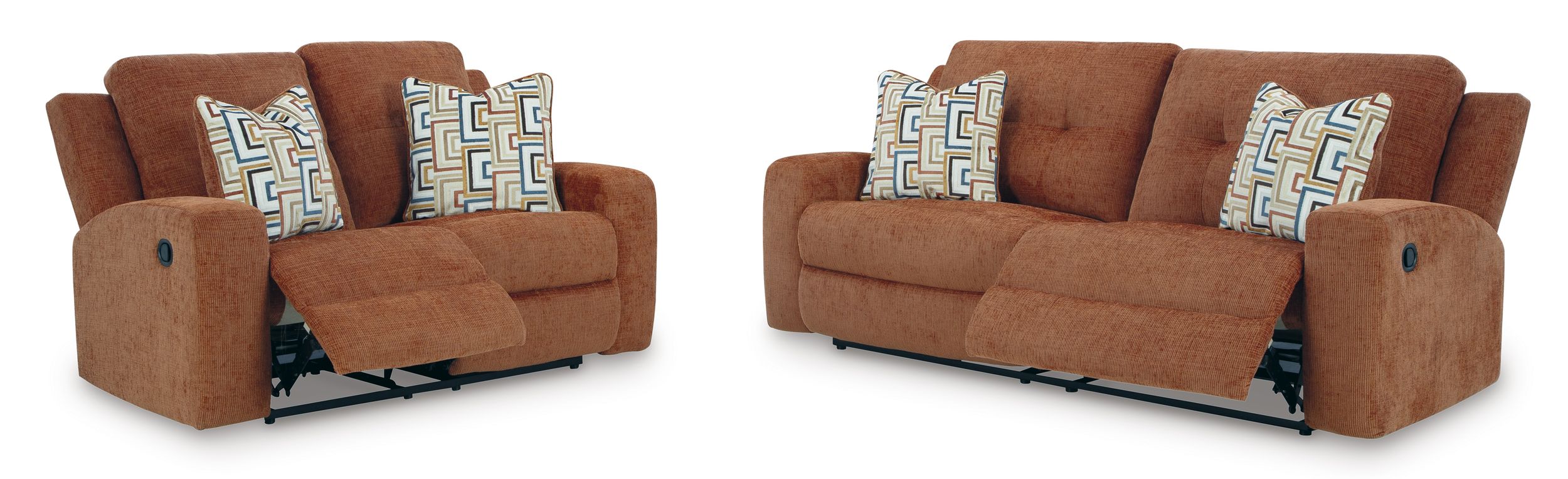 Danum Polyester Reclining Living Room Set
