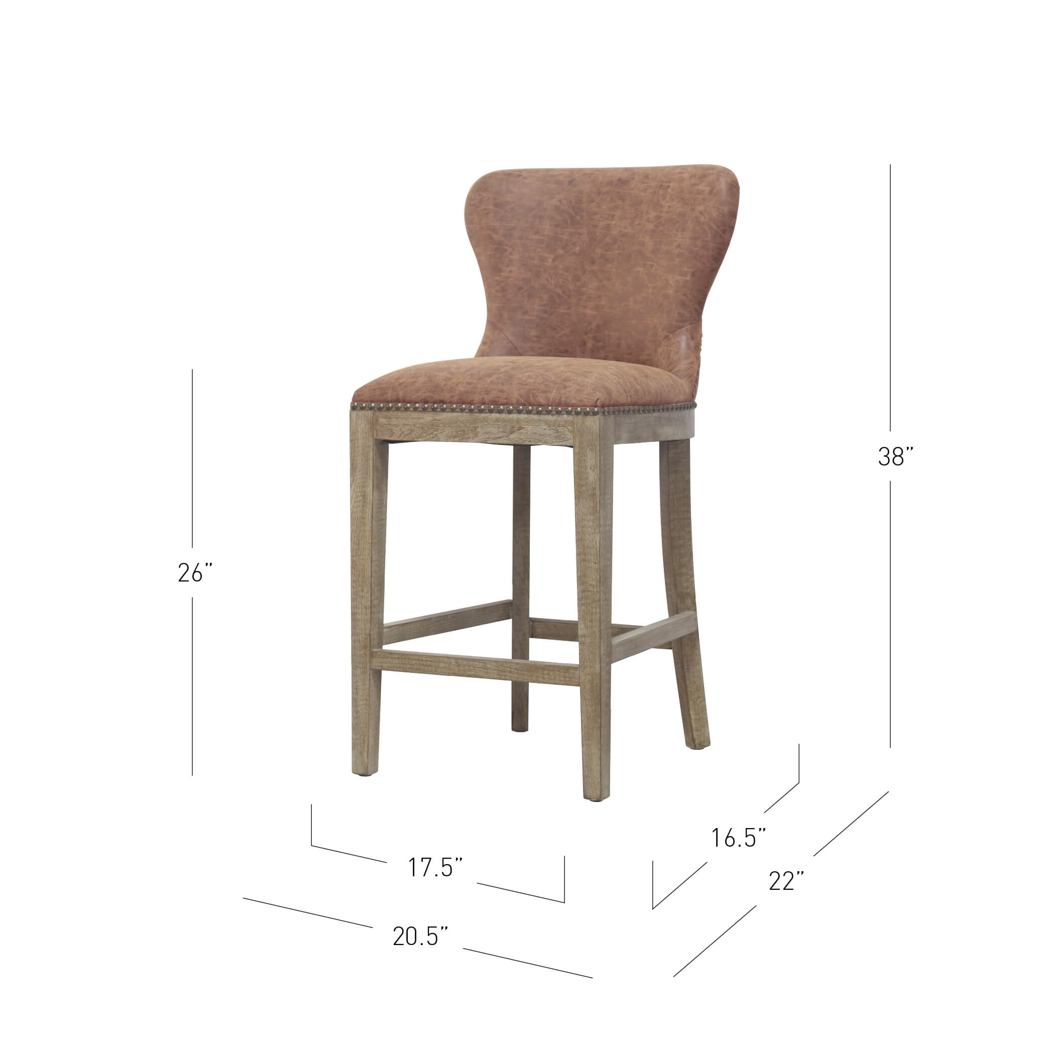 Dorsey PU Counter Stool