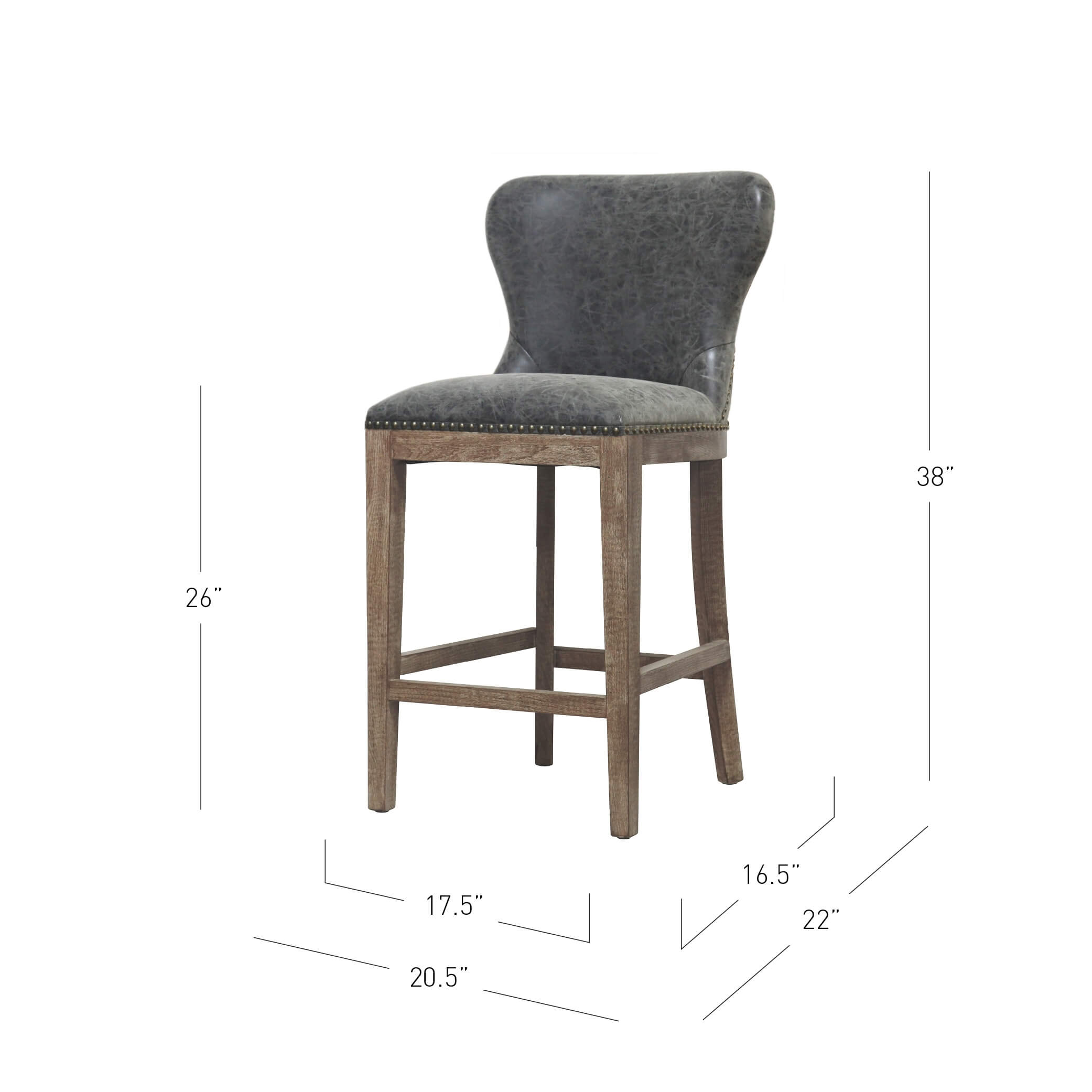 Dorsey PU Counter Stool