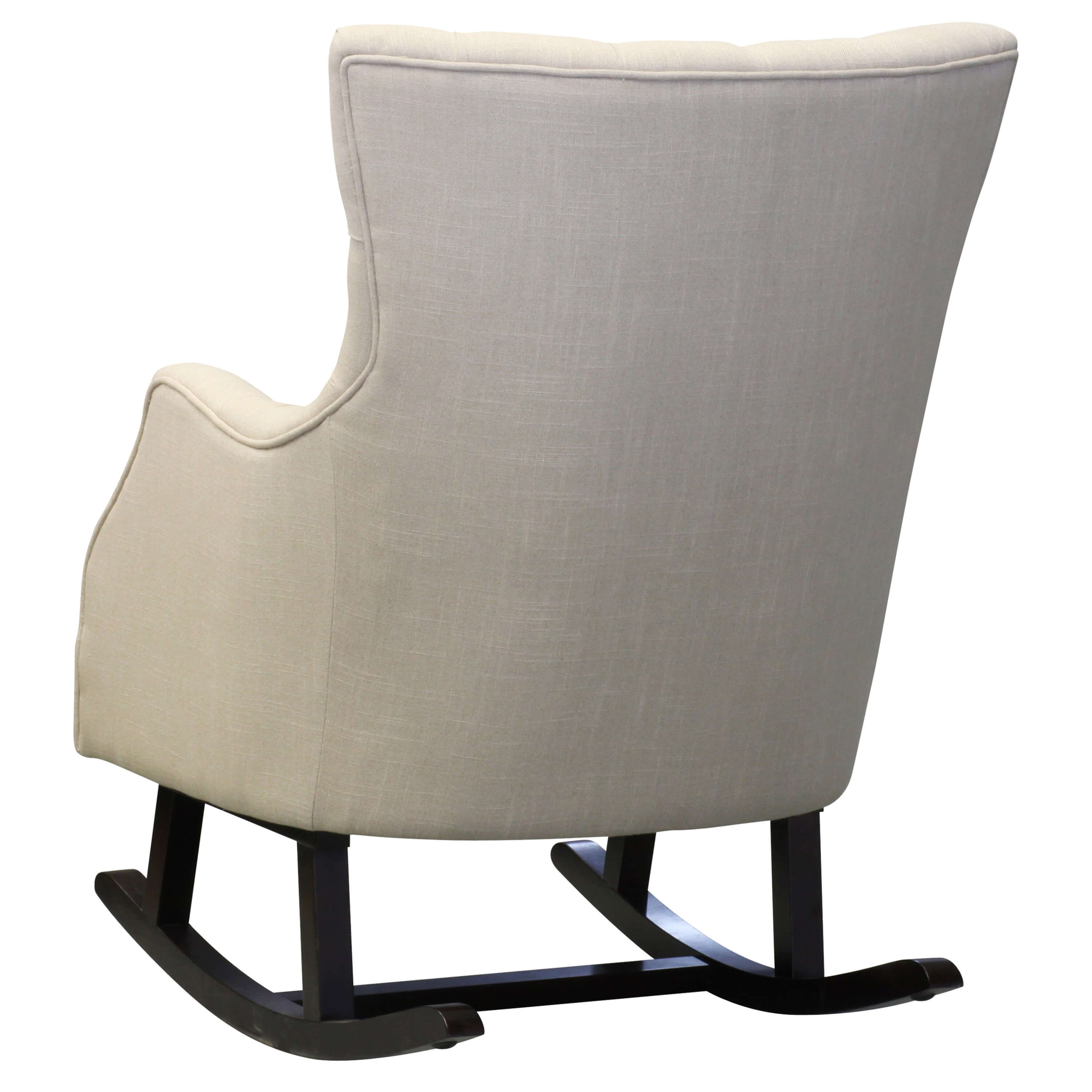 Abigail KD Fabric Tufted Rocking Chair