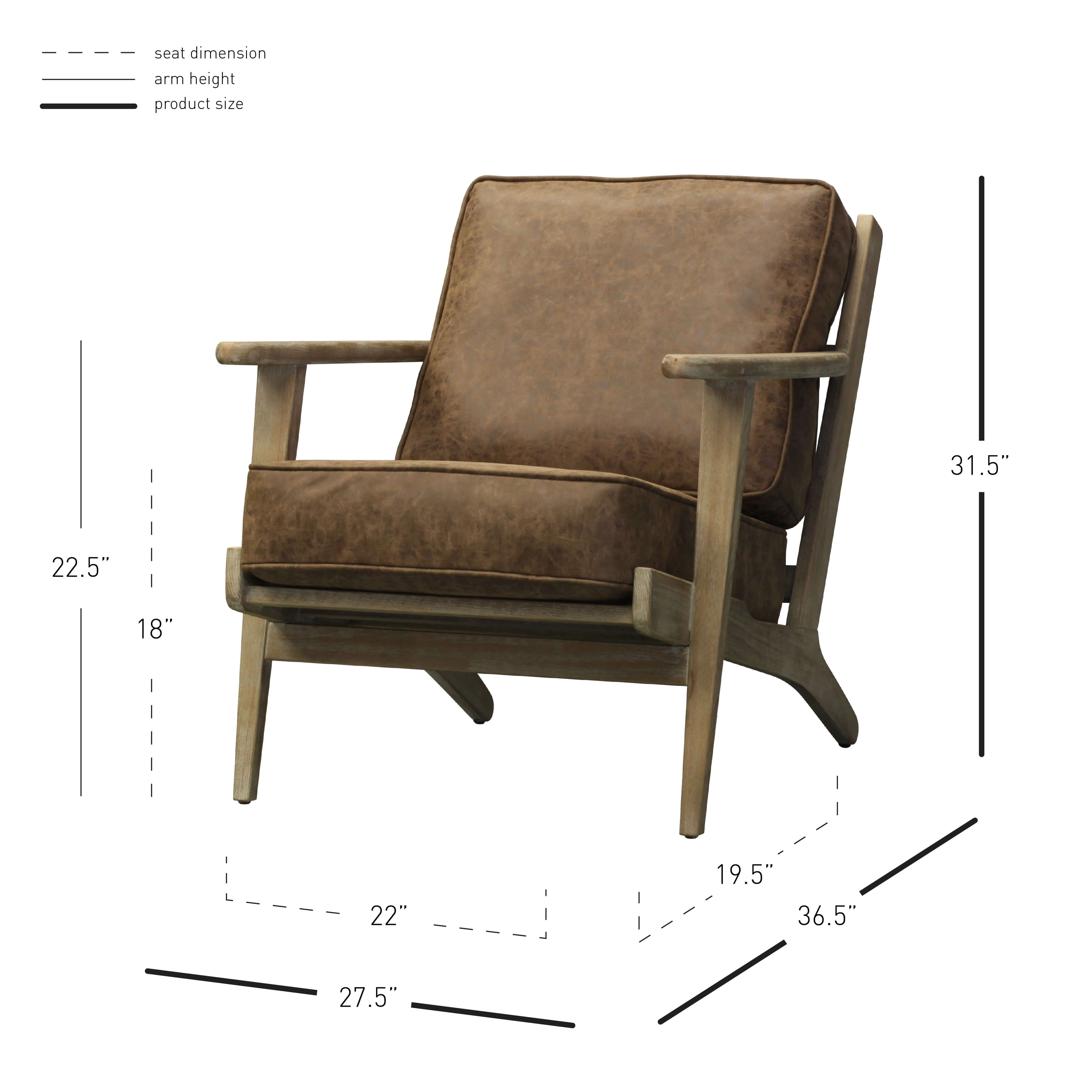 Albert Fabric Accent Chair