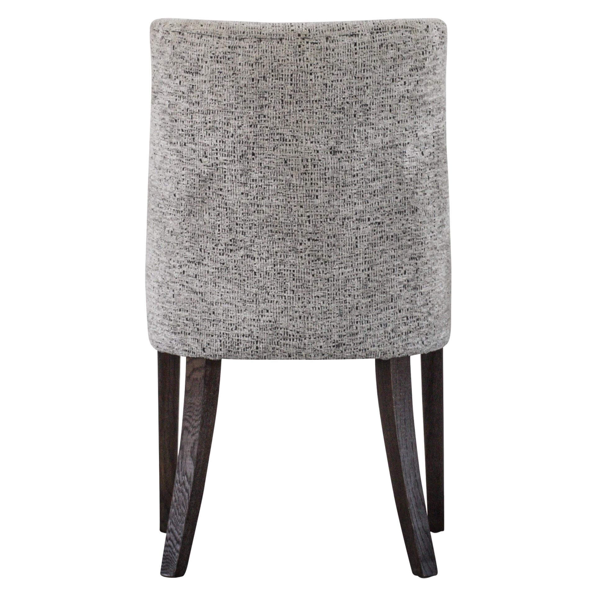 New Paris Fabric Dining Chair, Dark Brown Legs