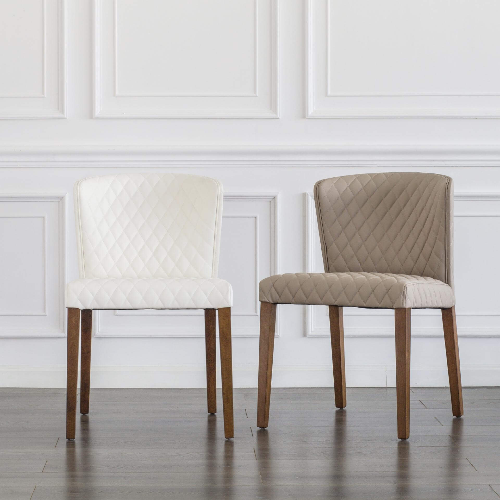 Albie PU Diamond Striching Dining Chair
