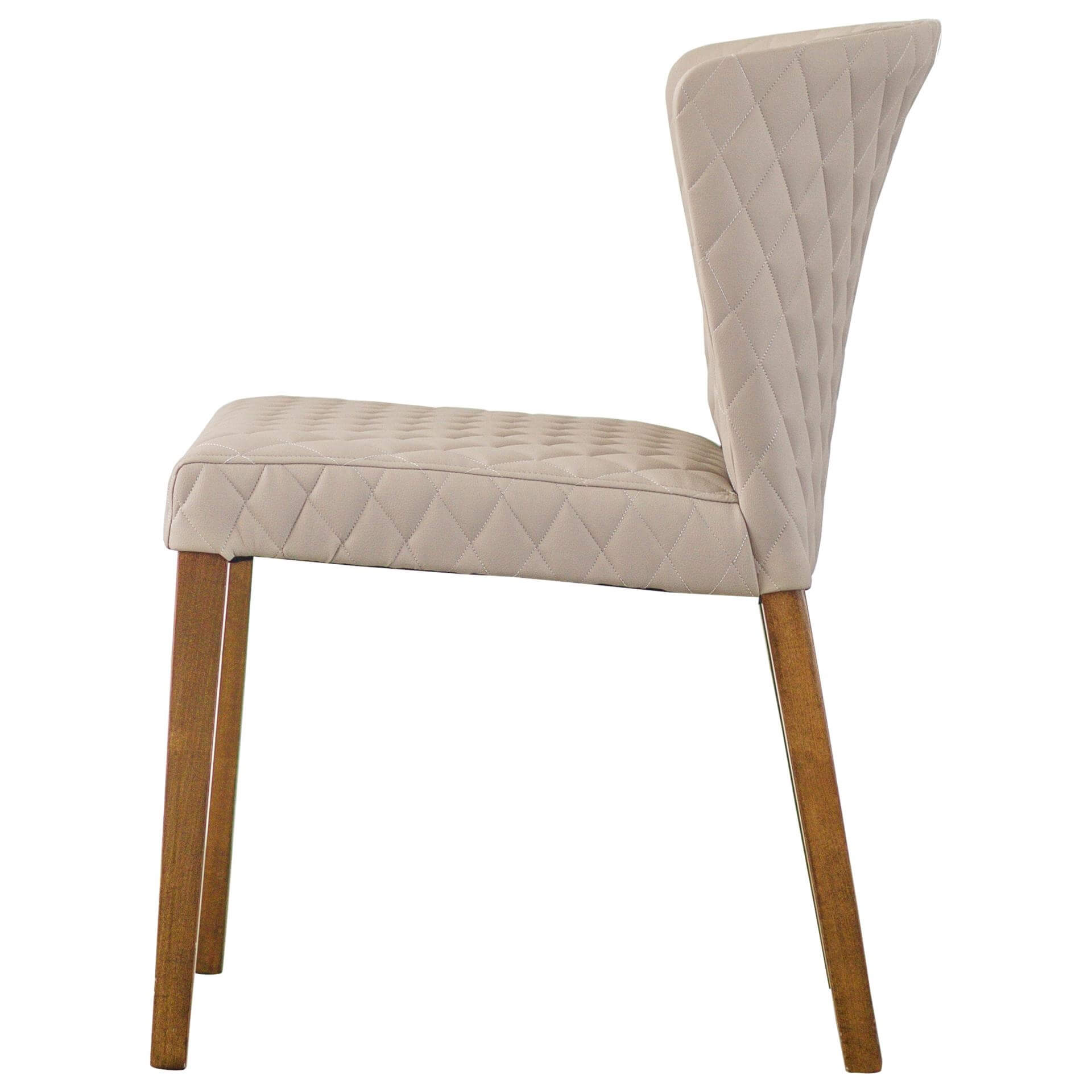 Albie PU Diamond Striching Dining Chair