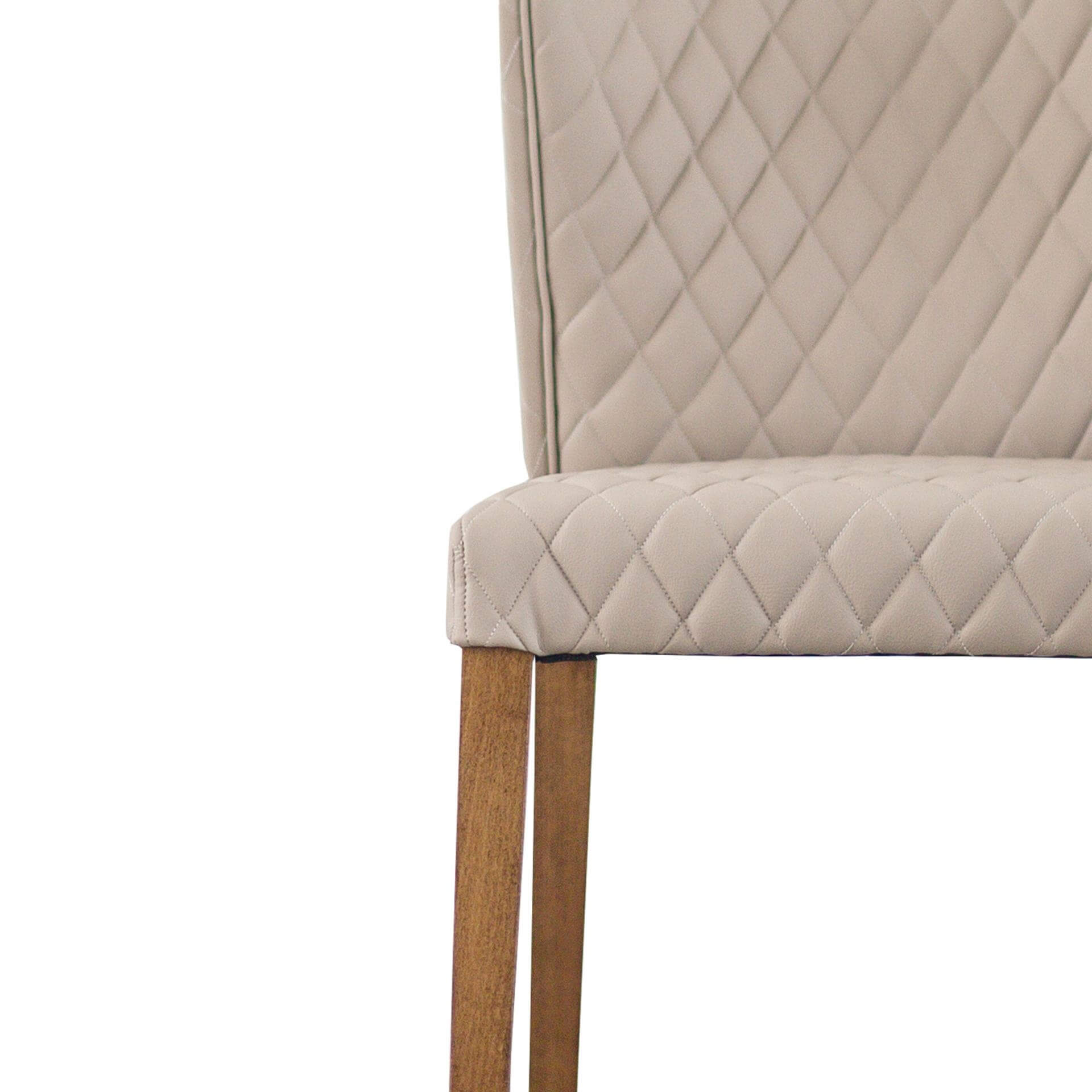Albie PU Diamond Striching Dining Chair