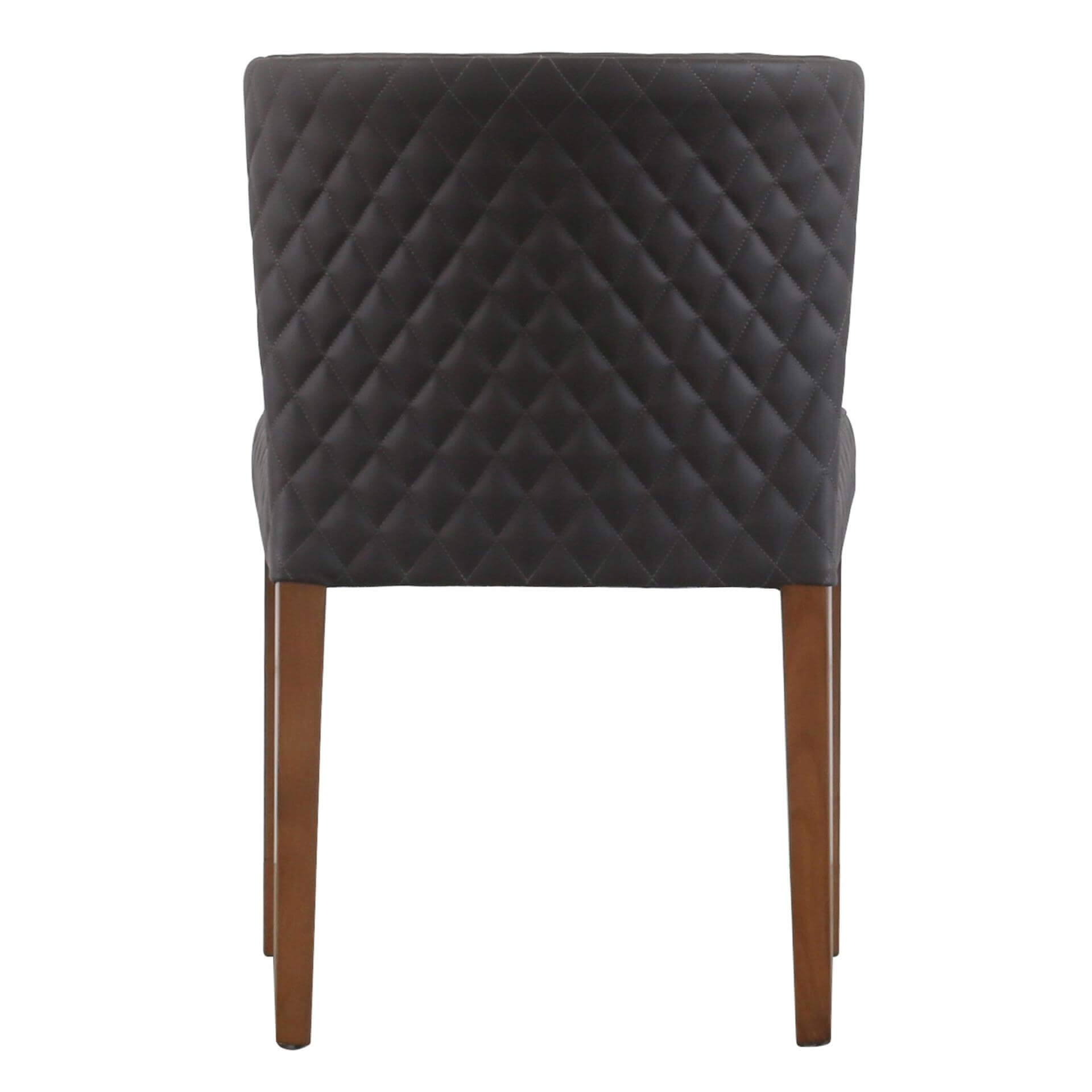 Albie KD Diamond Stitching PU Dining Chair