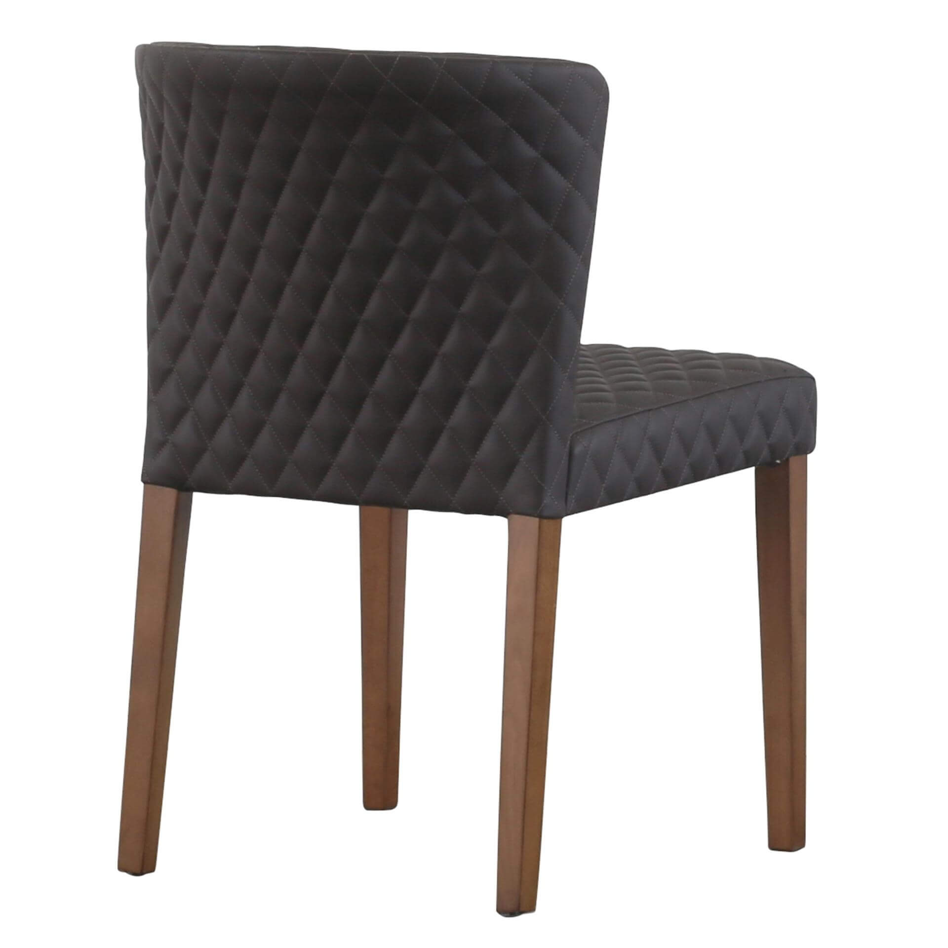 Albie KD Diamond Stitching PU Dining Chair