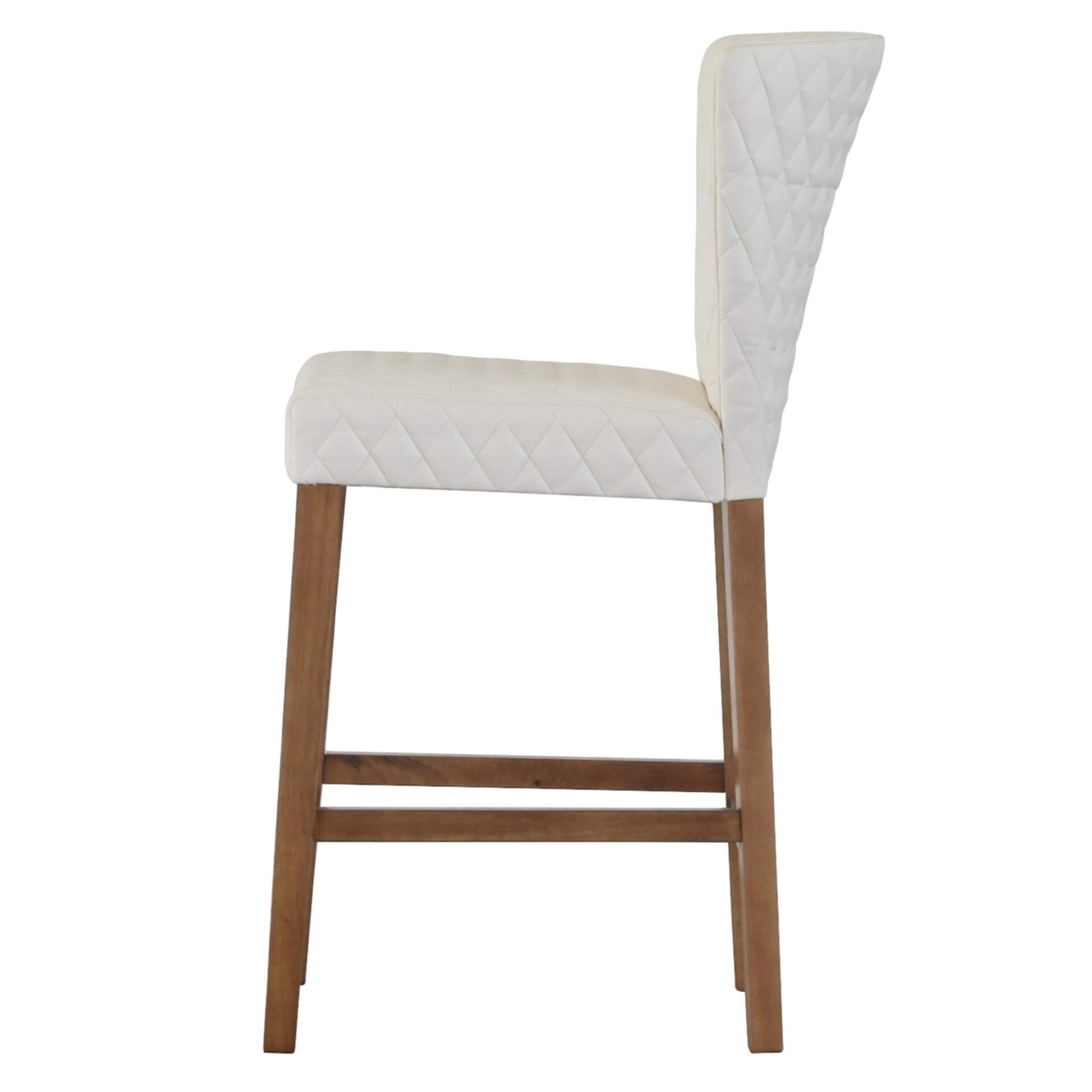 Albie KD Diamond Stitching PU Counter Stool