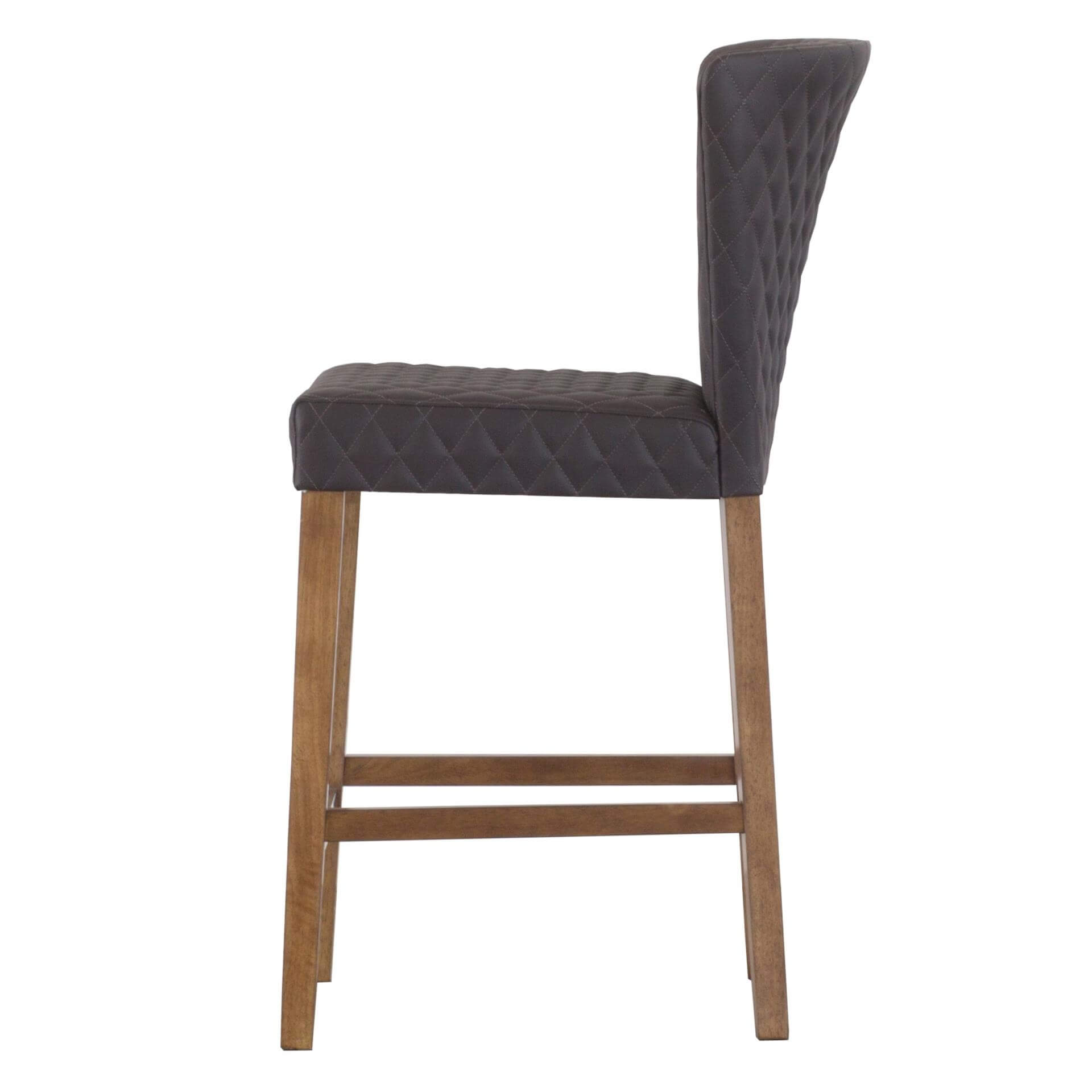 Albie KD Diamond Stitching PU Counter Stool