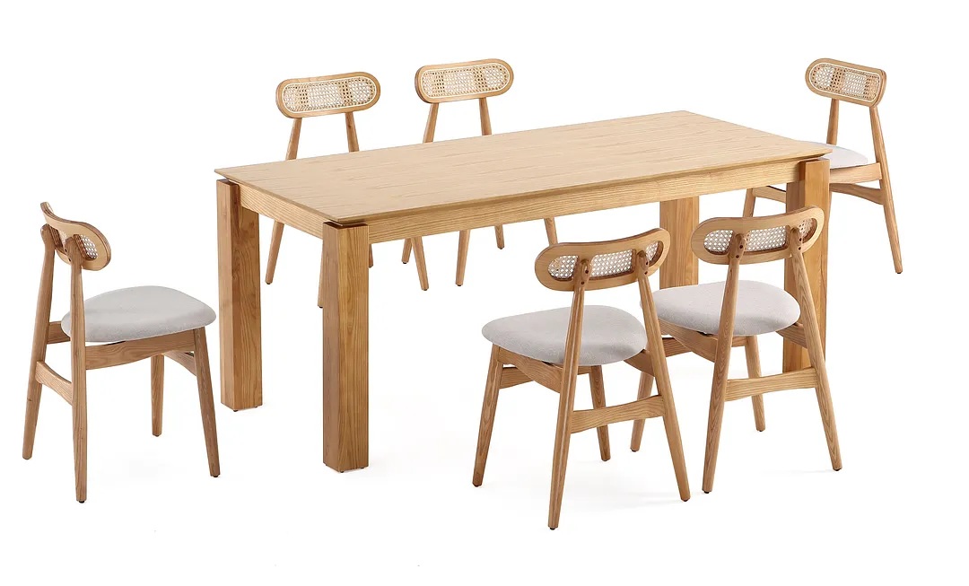 Rockaway 70.86-inch Solid Wood Dining Room Set w/Colbert Chairs