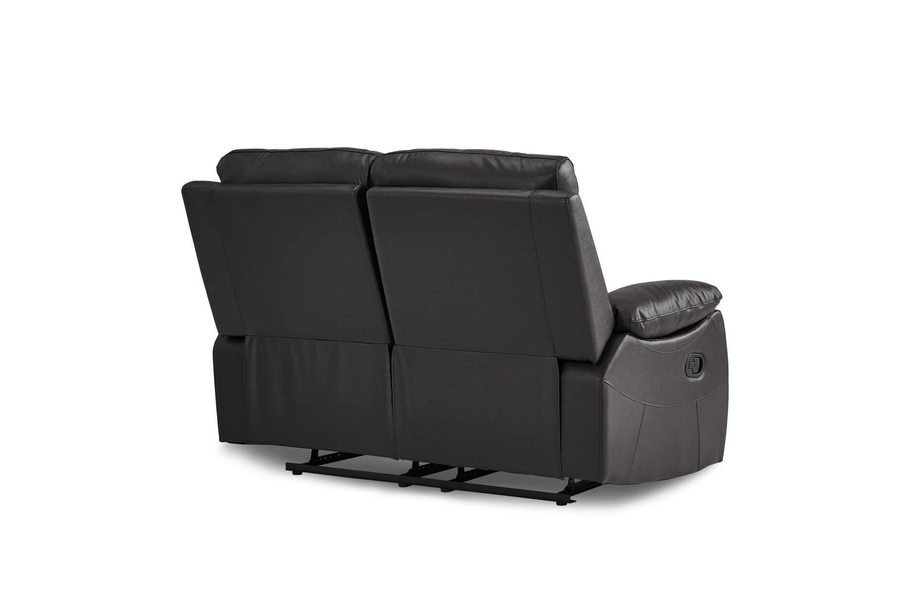 Greeley Leather Loveseat by Homelegance
