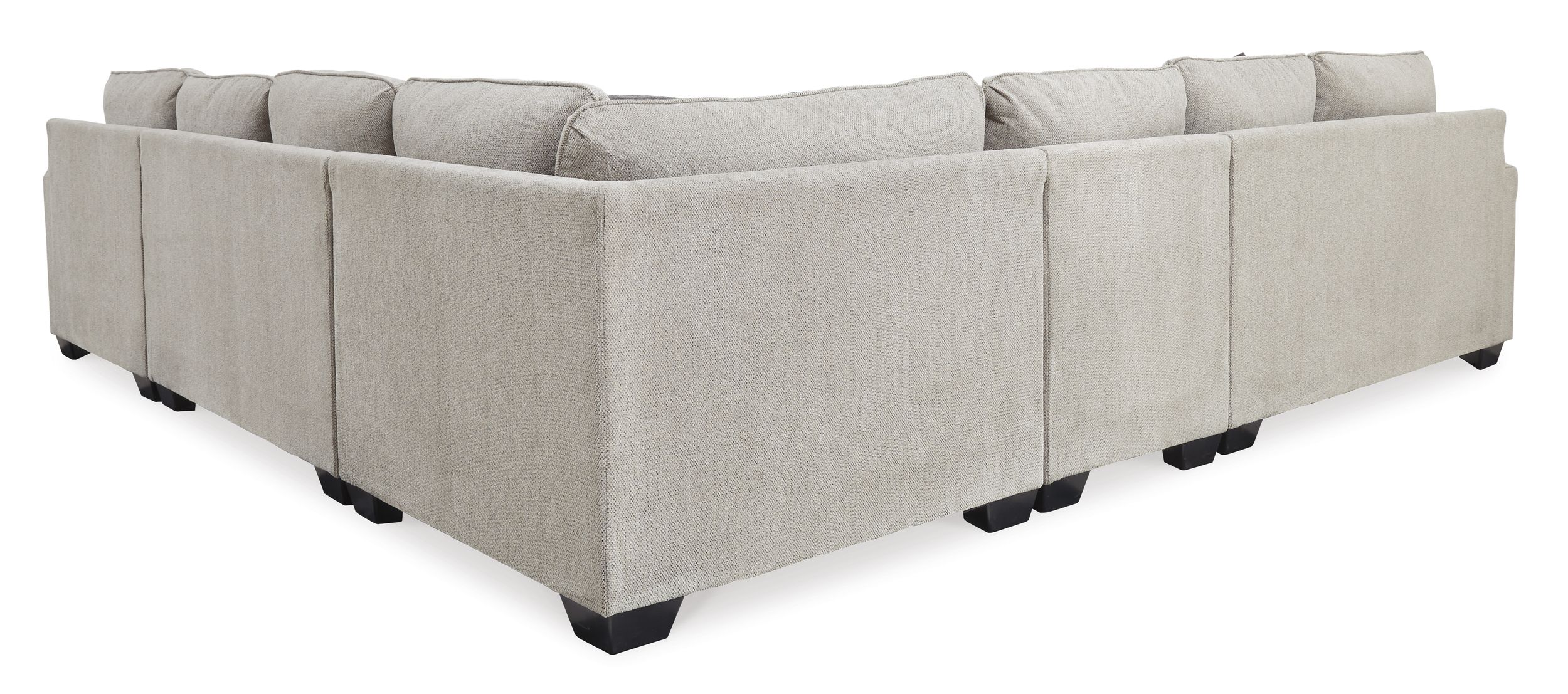 Ardsley 135-inch 5-Piece Polyester U-Shaped Sectional Sofa w/Right Chaise