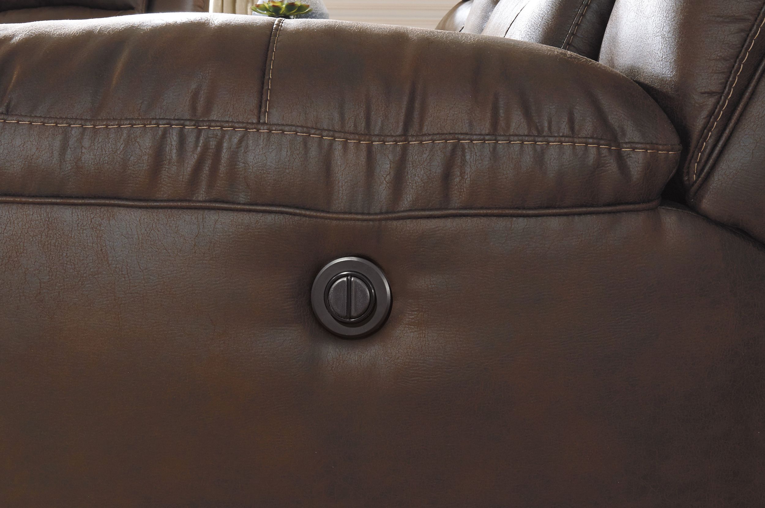 Stoneland Faux Leather Power Reclining Living Room Set