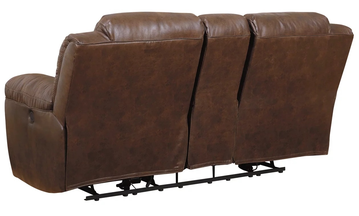 Stoneland Faux Leather Manual Reclining Living Room Set