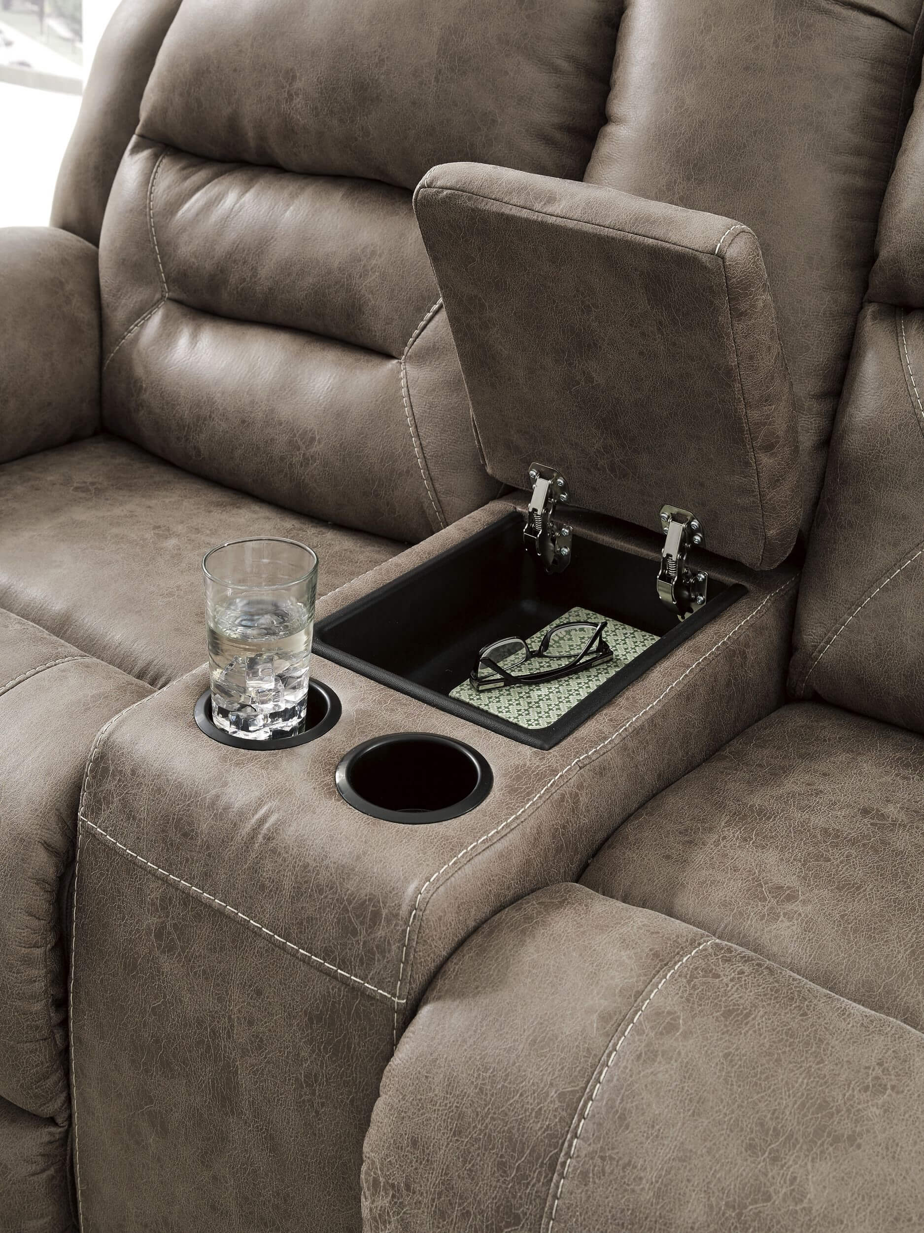 Hazen Double Reclining Love Seat Center Console