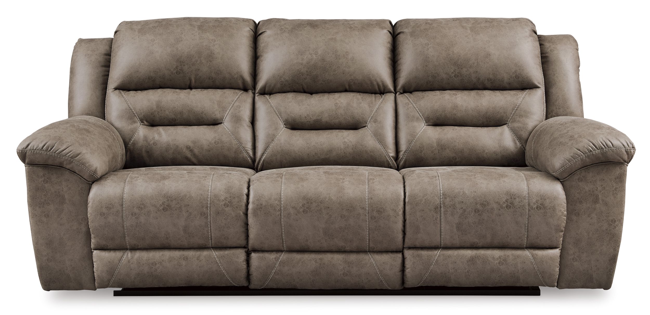 Stoneland Faux Leather Manual Reclining Living Room Set
