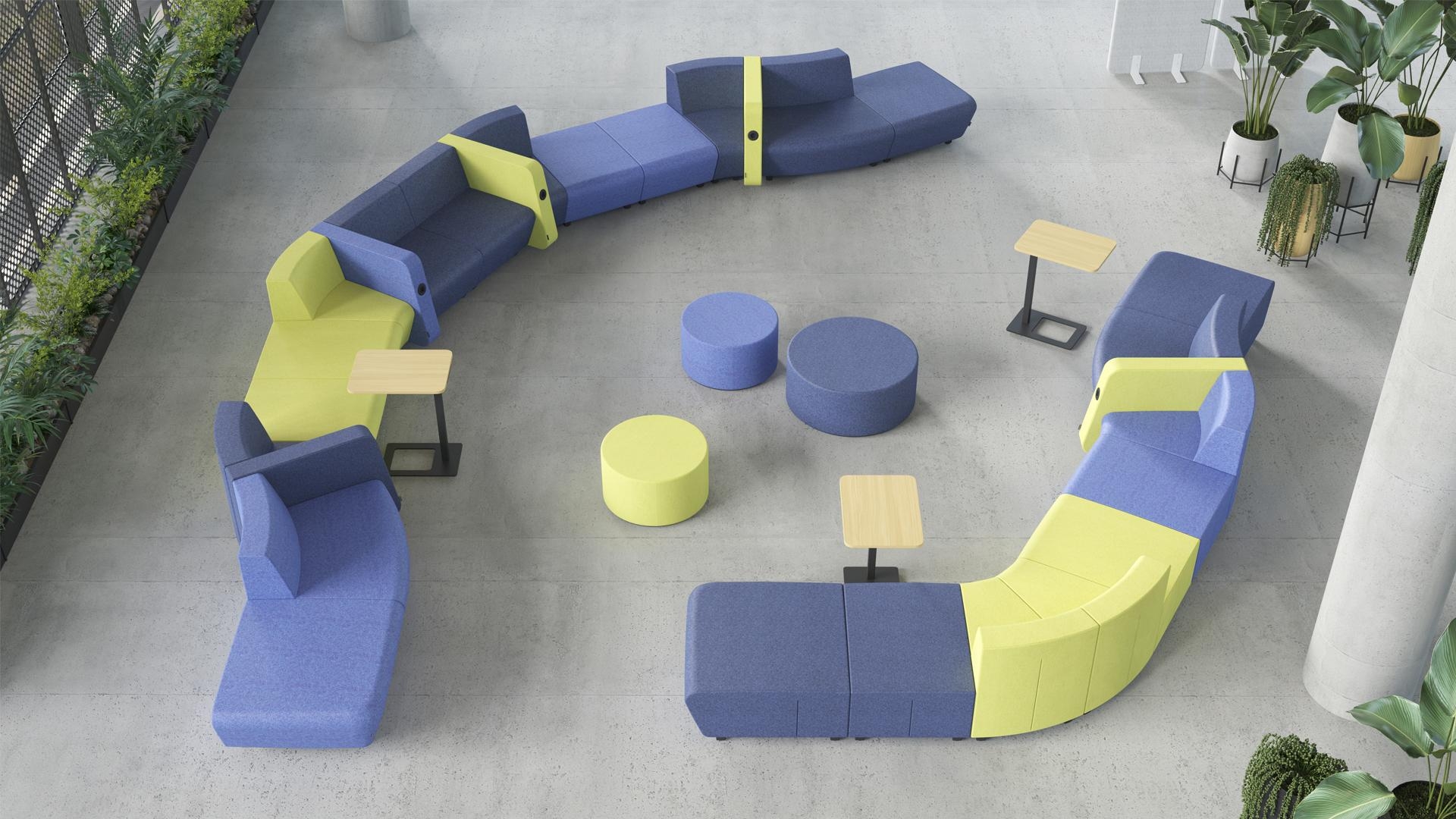 Soft Rock Customizable Modular Seating