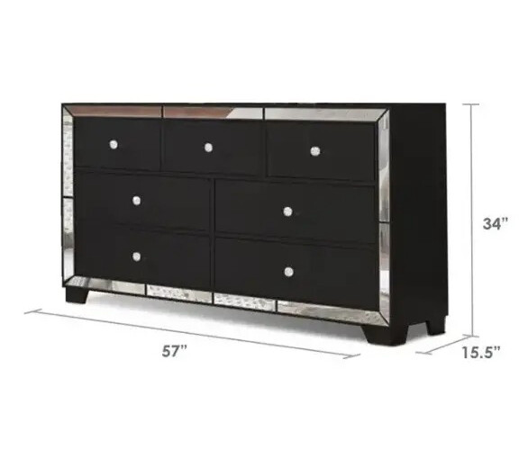 SM Nella Wood Dresser w/7 Drawers