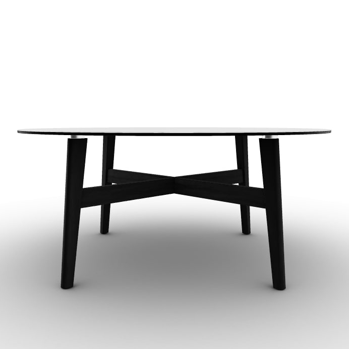 Abrey Laminated Ceramic-Glass/Wood Coffee Table