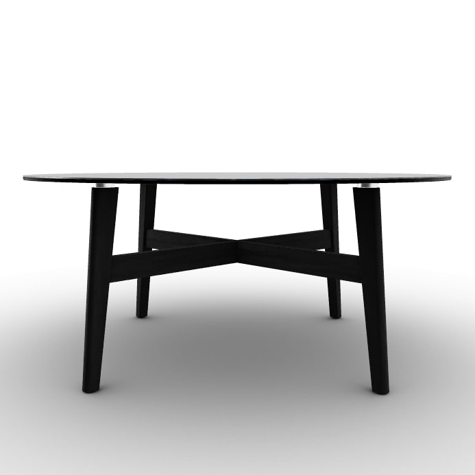 Abrey Laminated Ceramic-Glass/Wood Coffee Table
