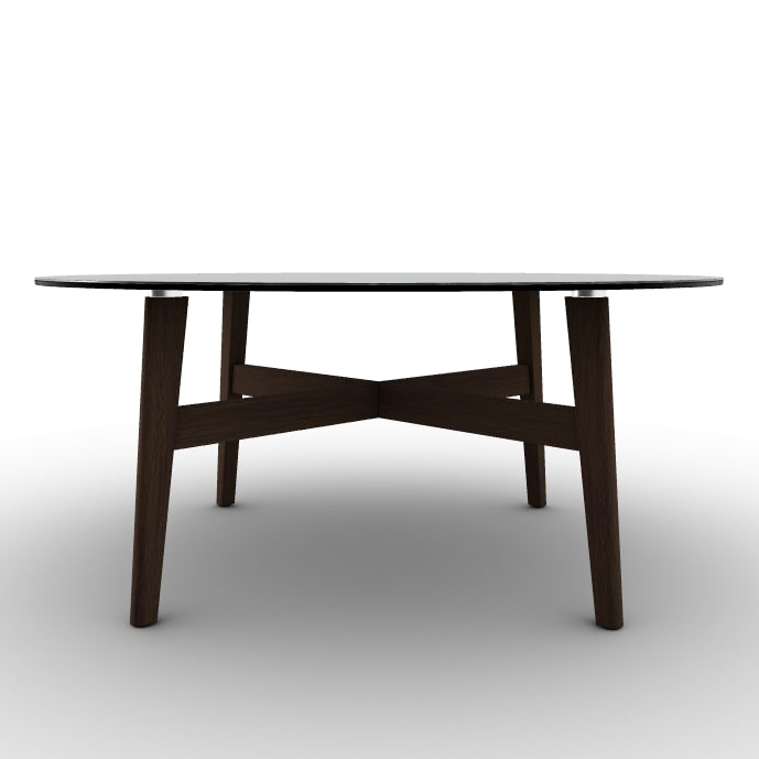 Abrey Laminated Ceramic-Glass/Wood Coffee Table
