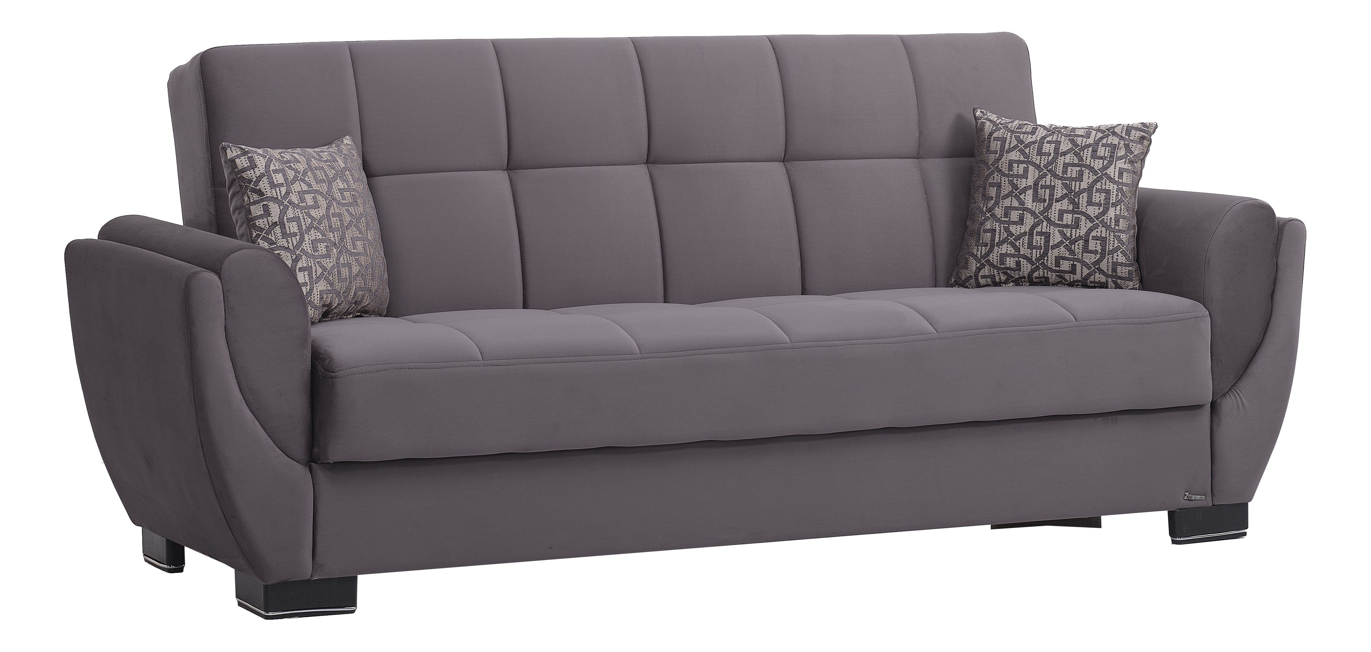 Armada Air Fabric/PU Convertible Sofabed