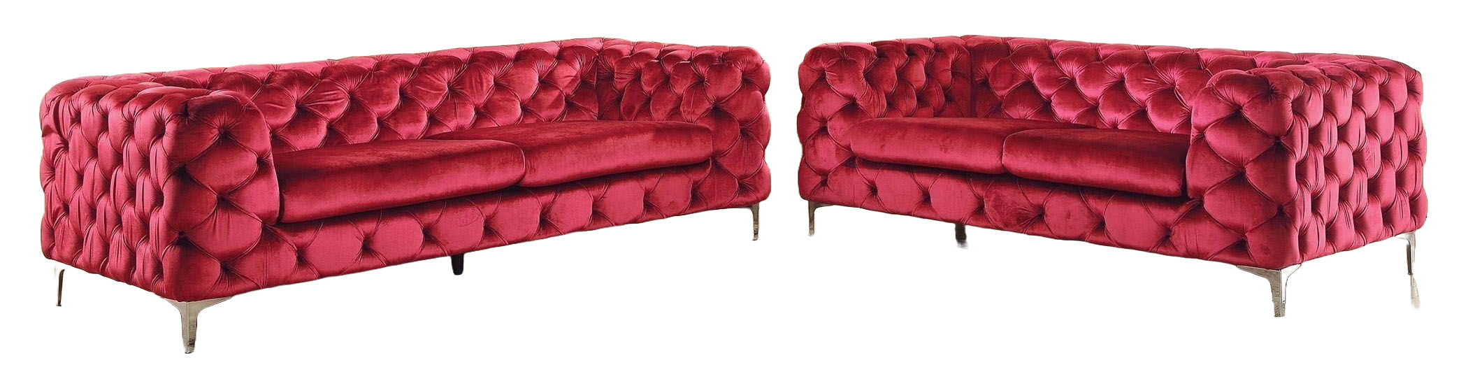 Adam Velvet Living Room Set
